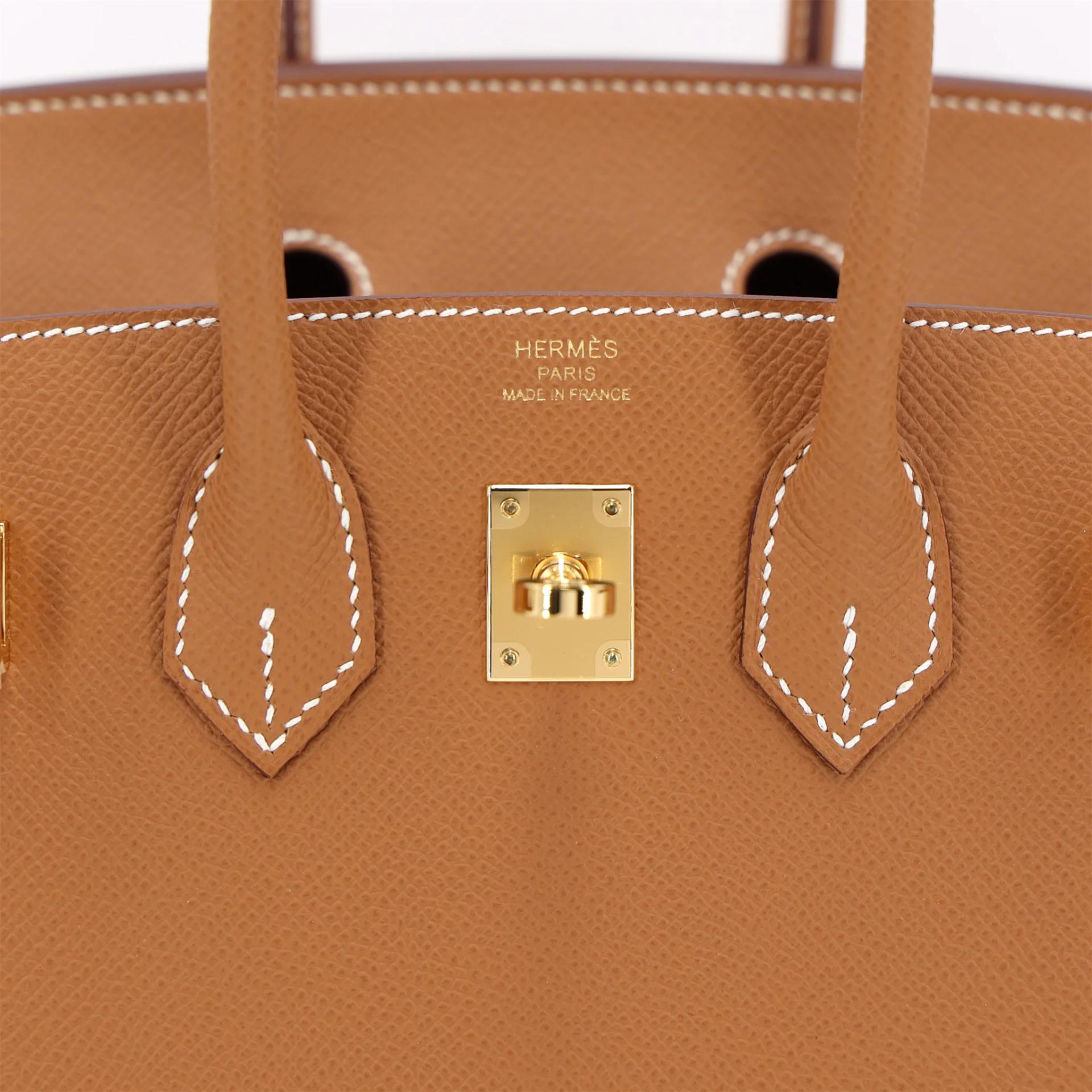 Unused ( Rank NS ) HERMÈS Birkin 25 sellier Gold Epsom Gold hardware W (2024) - 10