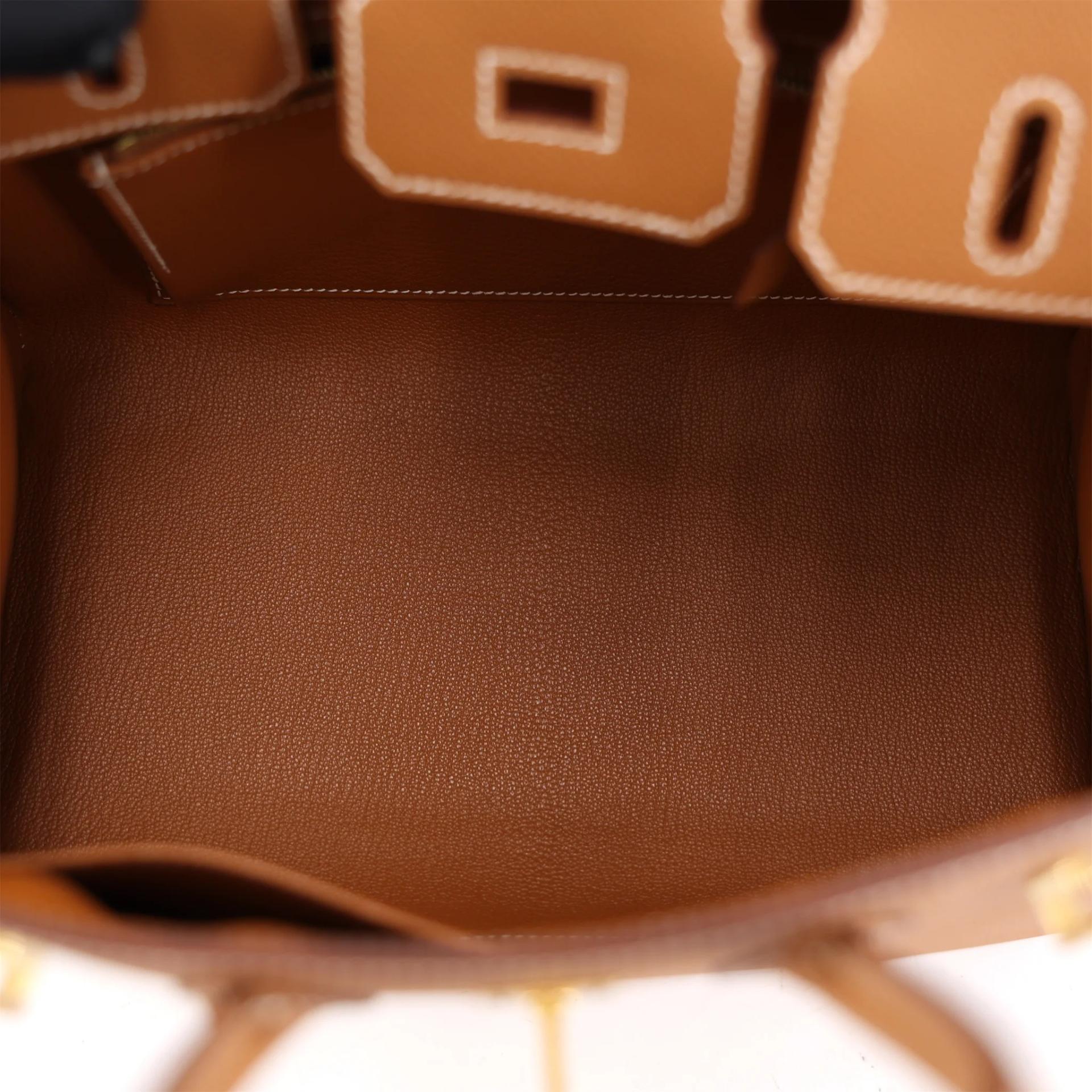 Unused ( Rank NS ) HERMÈS Birkin 25 sellier Gold Epsom Gold hardware W (2024) - 11