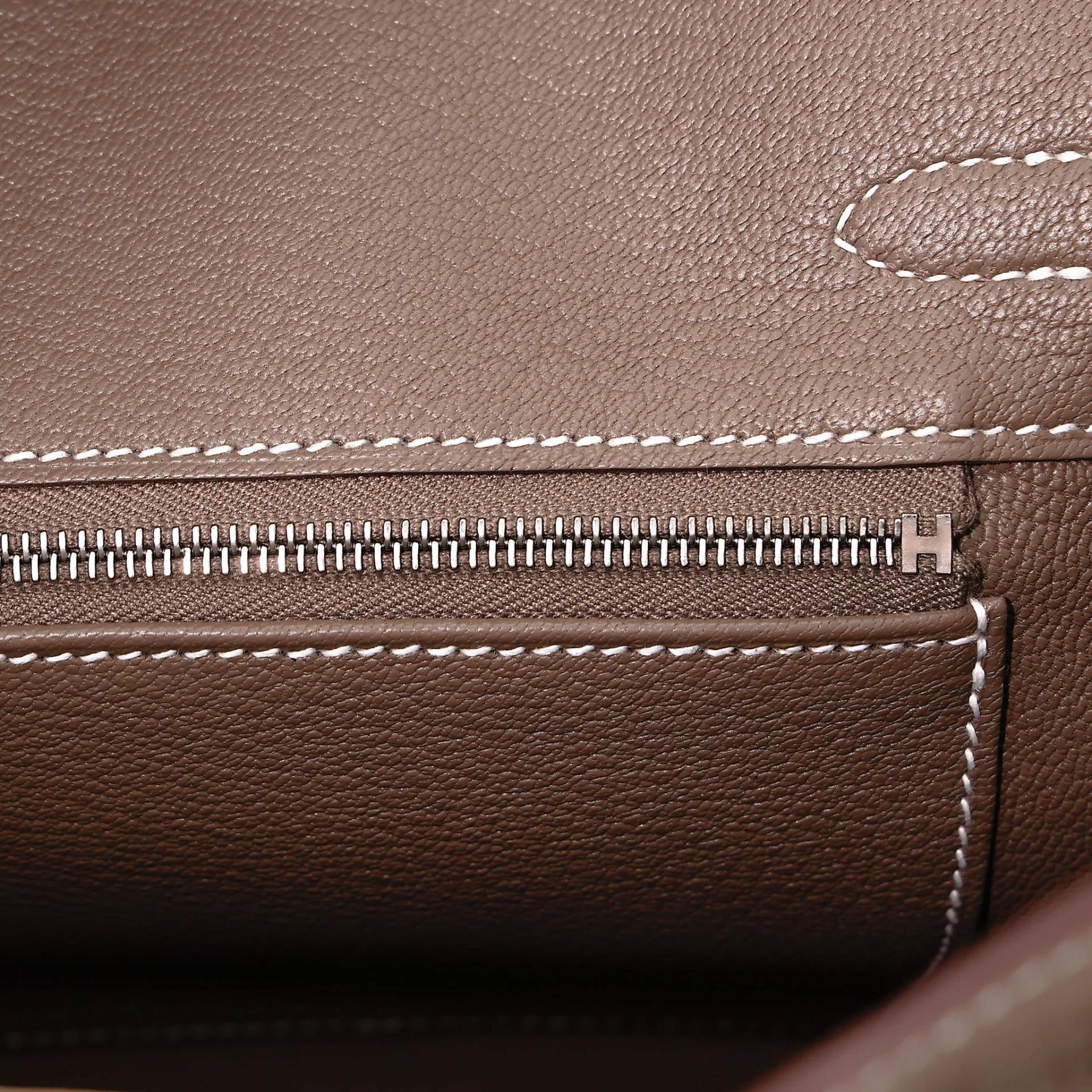 Brand New ( Rank N ) HERMÈS Birkin 25 Etoupe (18) Togo Palladium hardware G (2026) - 12