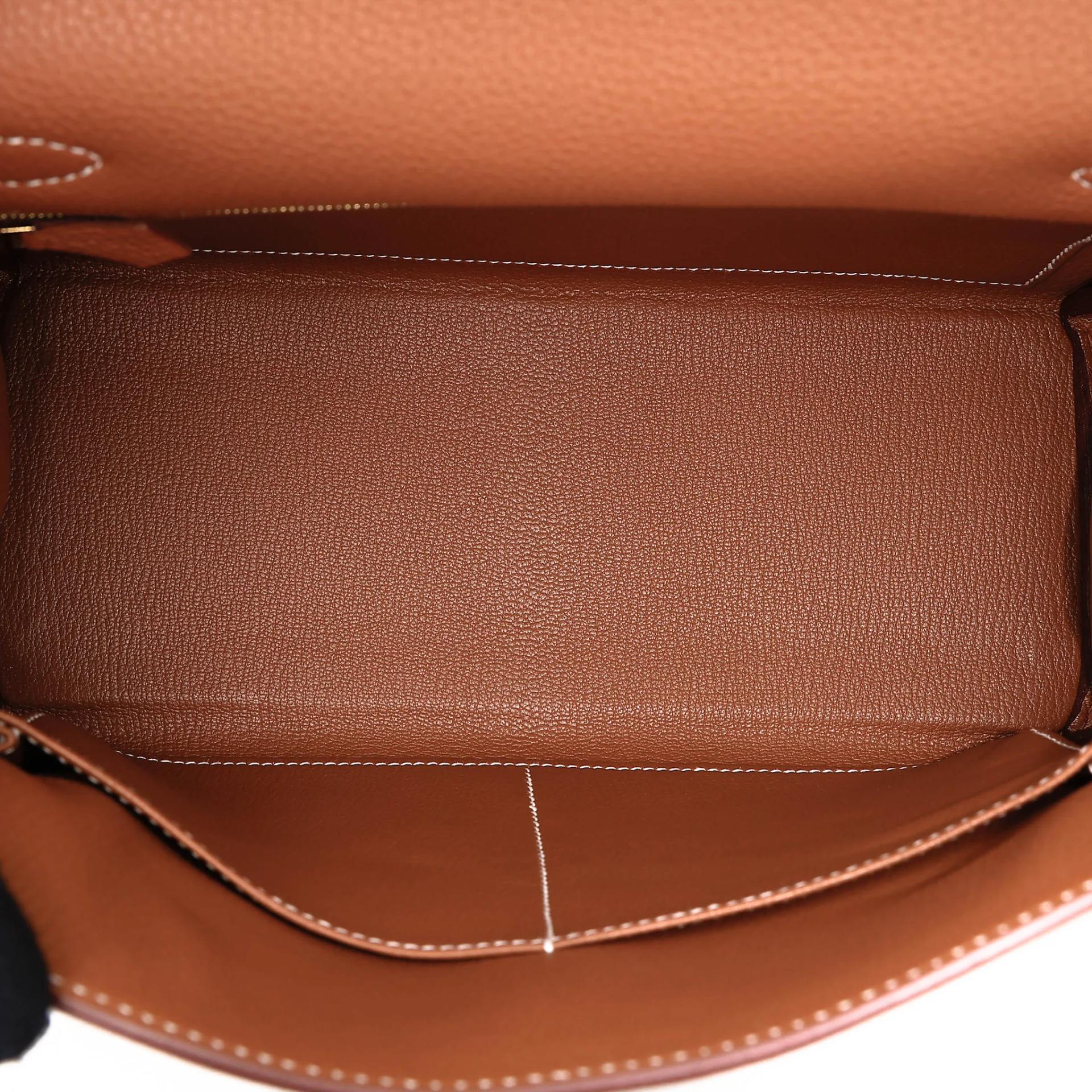 Unused ( Rank NS ) HERMÈS Kelly 28 Gold (37) Togo Gold hardware B (2023) - 20