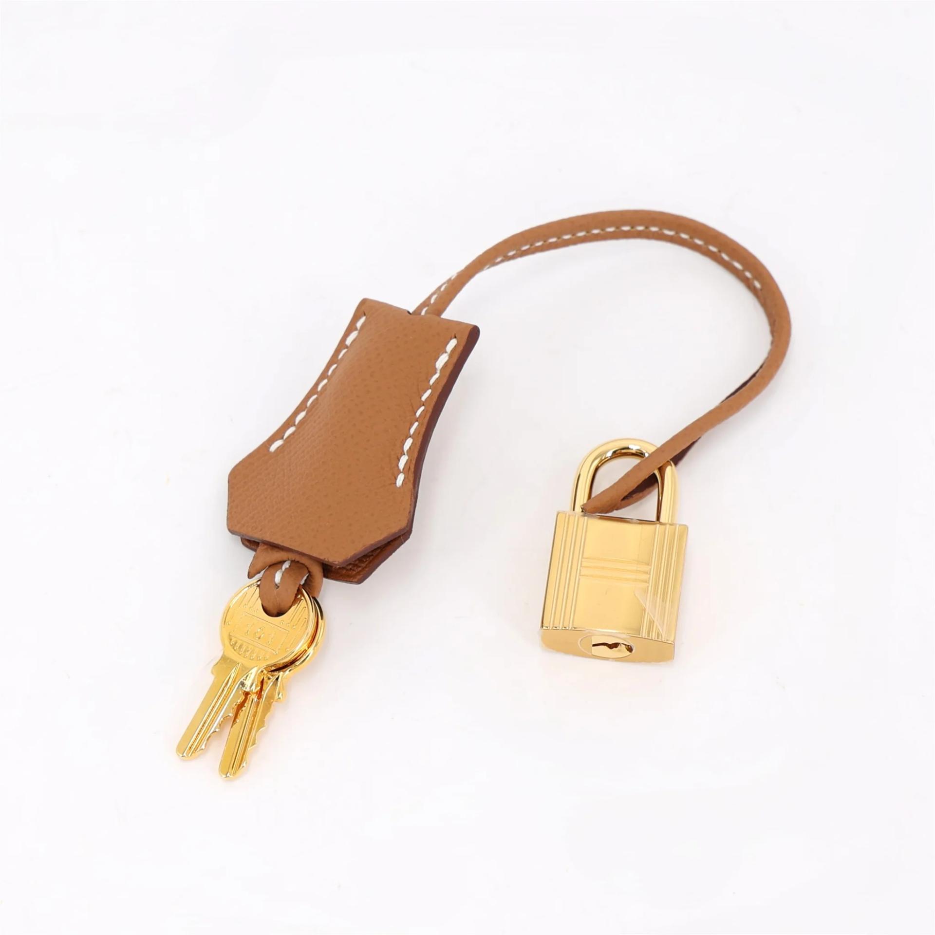 Unused ( Rank NS ) HERMÈS Birkin 25 sellier Gold Epsom Gold hardware W (2024) - 17