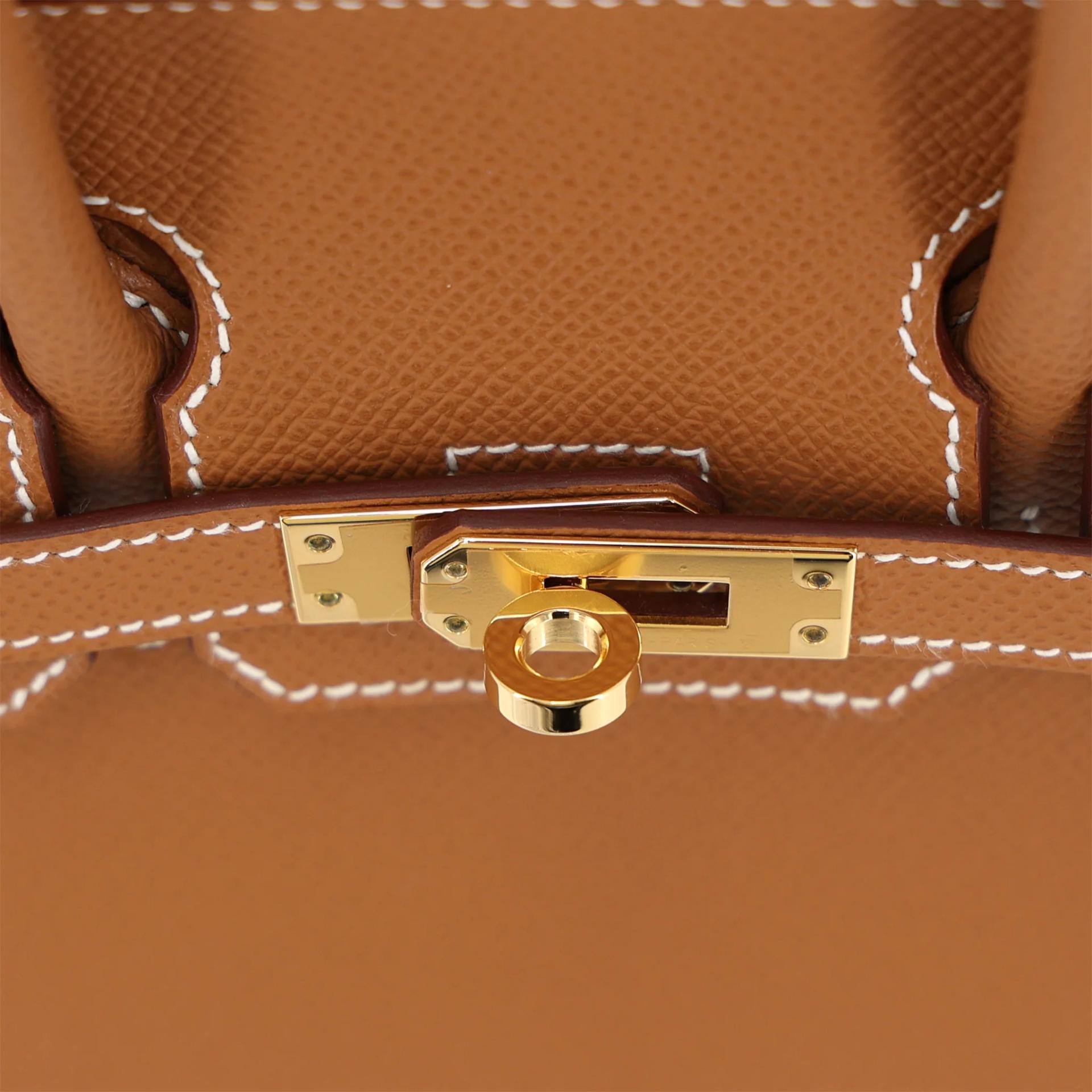 Unused ( Rank NS ) HERMÈS Birkin 25 sellier Gold Epsom Gold hardware W (2024) - 9