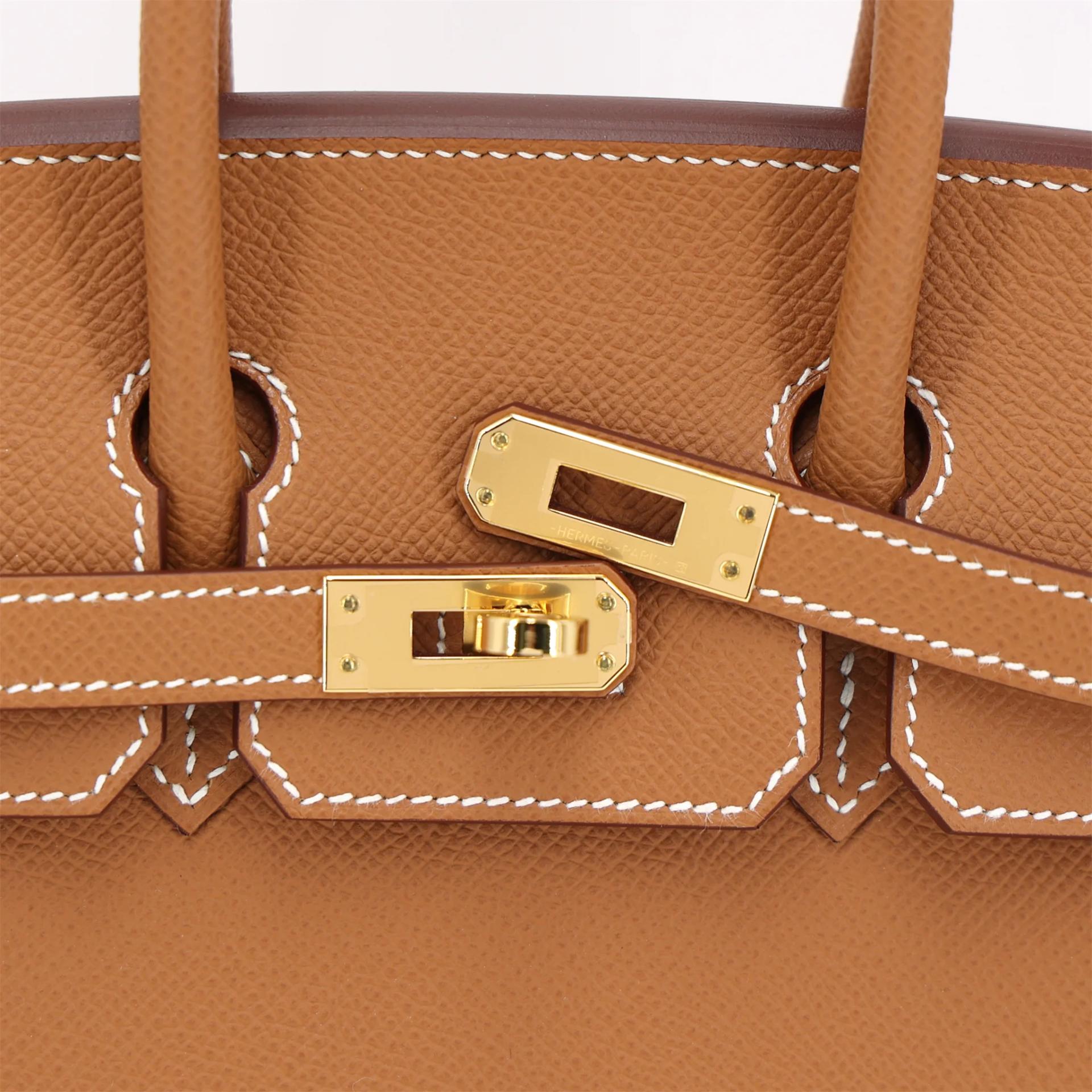 Unused ( Rank NS ) HERMÈS Birkin 25 sellier Gold Epsom Gold hardware W (2024) - 8