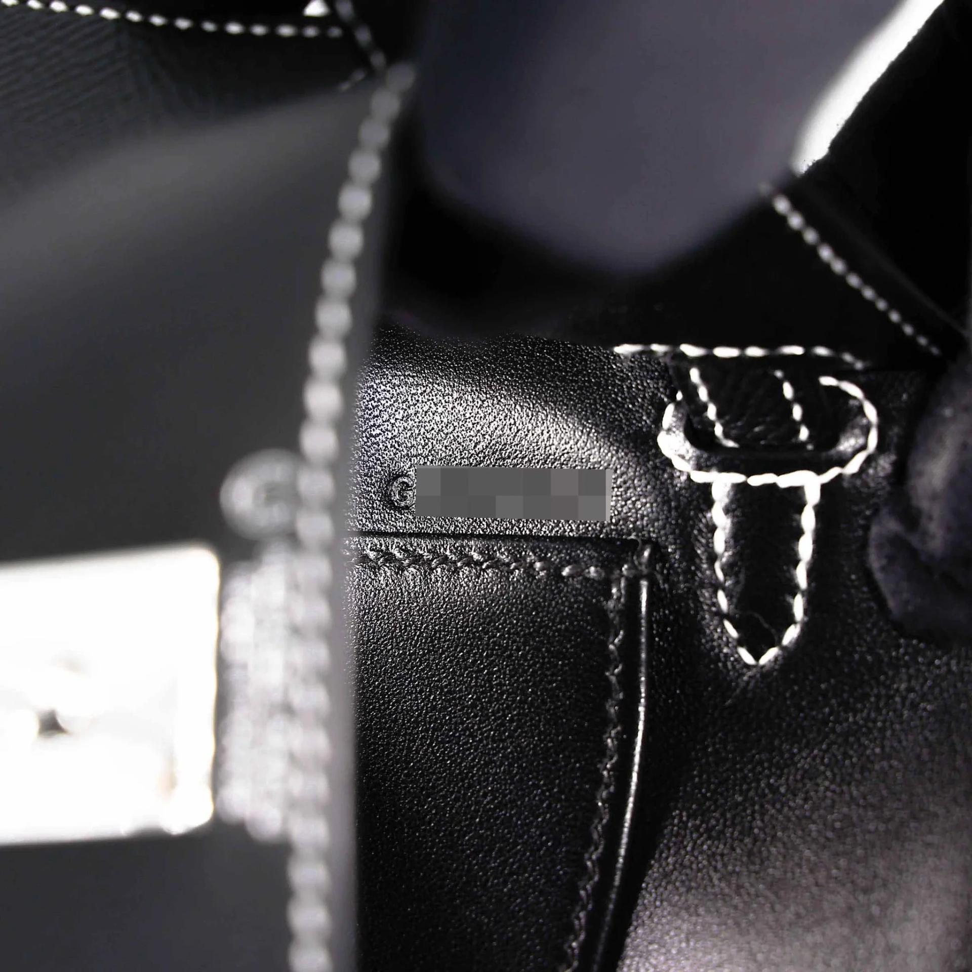 Brand New ( Rank N ) HERMÈS Mini Kelly II HSS Noir (89) Epsom Palladium hardware G (2026) - 14