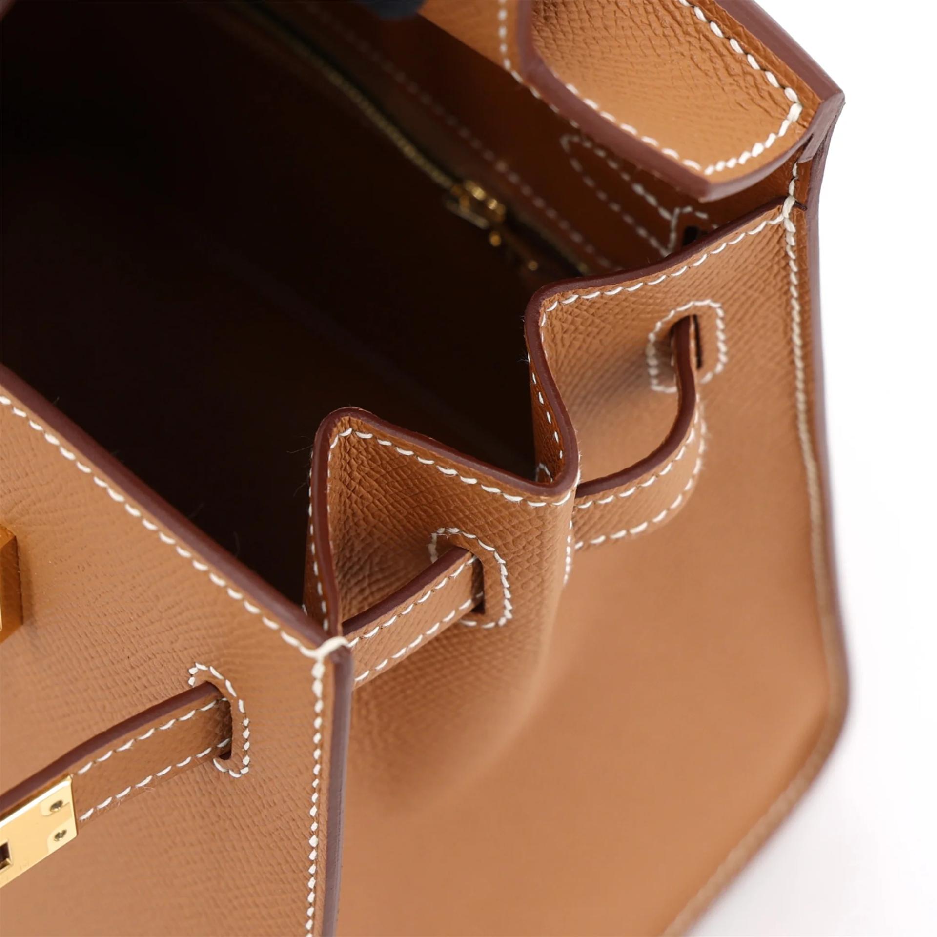 Unused ( Rank NS ) HERMÈS Birkin 25 sellier Gold Epsom Gold hardware W (2024) - 13