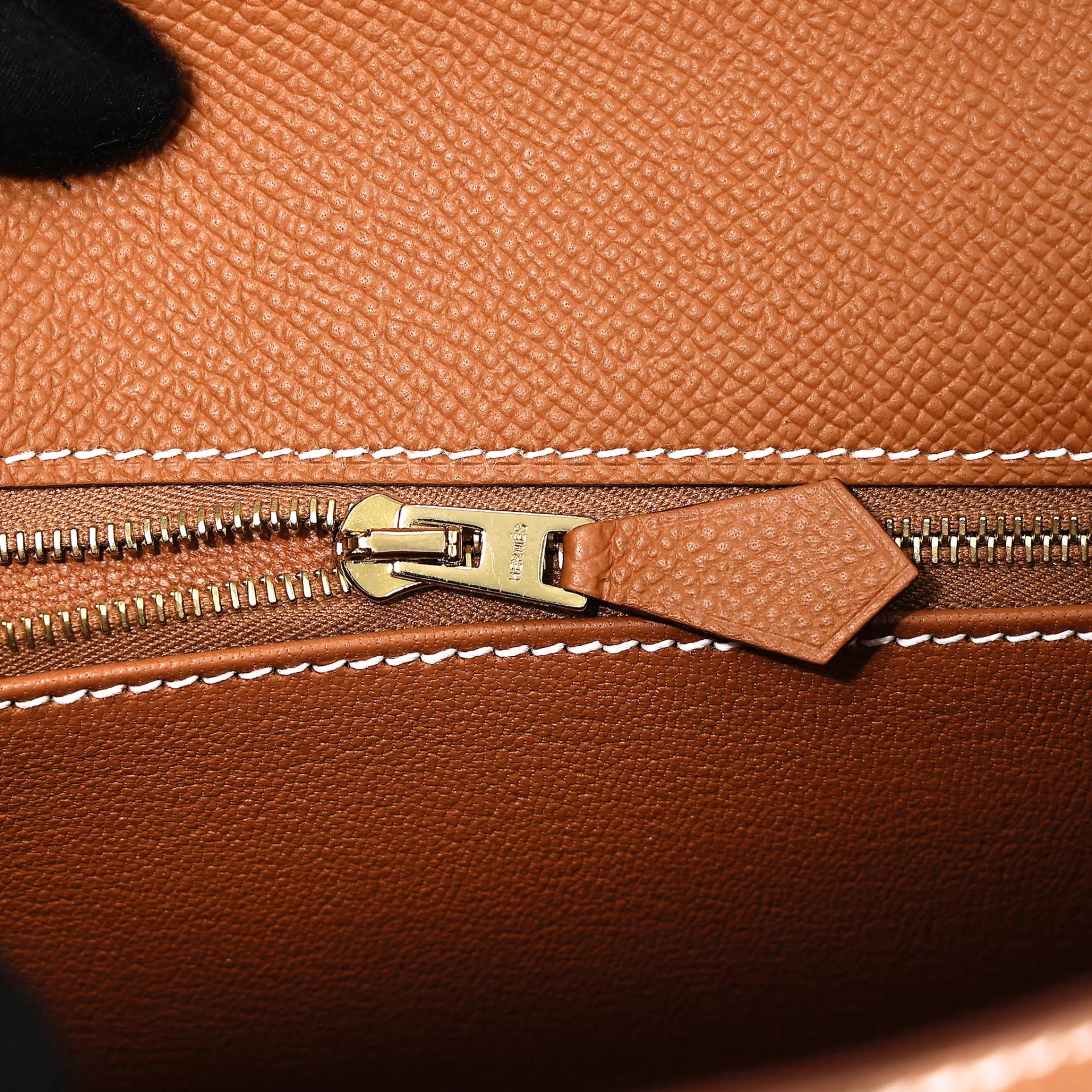 Brand New ( Rank N ) HERMÈS Kelly 25 Sellier Gold (37) Epsom Gold hardware G (2026) - 13