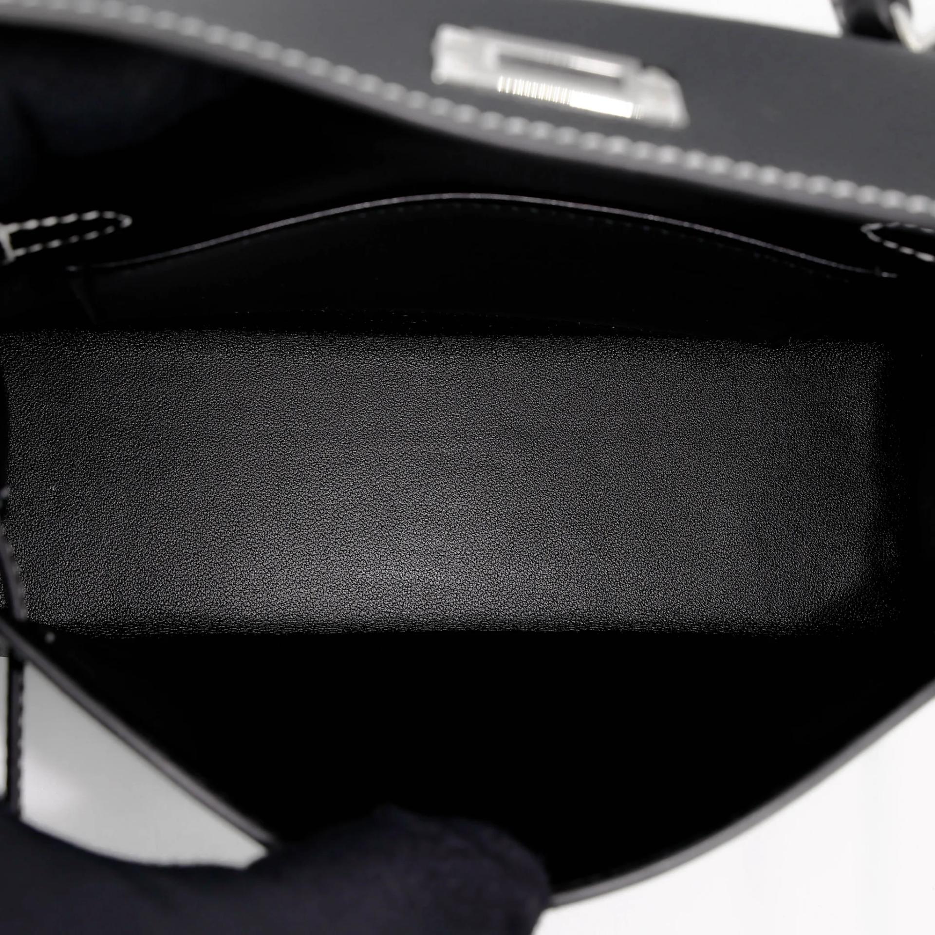 Brand New ( Rank N ) HERMÈS Mini Kelly II HSS Noir (89) Epsom Palladium hardware G (2026) - 17
