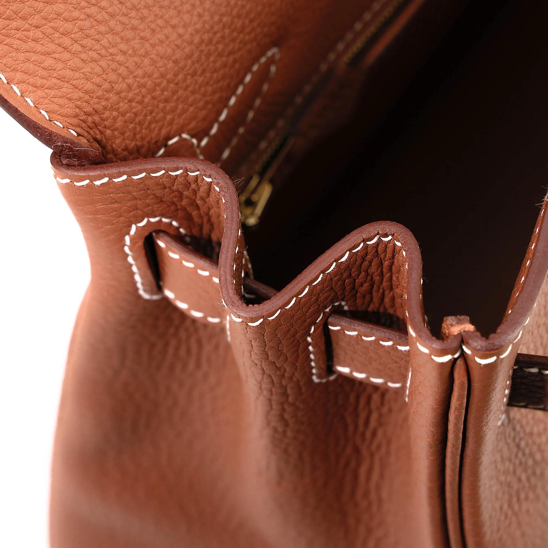 Unused ( Rank NS ) HERMÈS Kelly 28 Gold (37) Togo Gold hardware B (2023) - 19