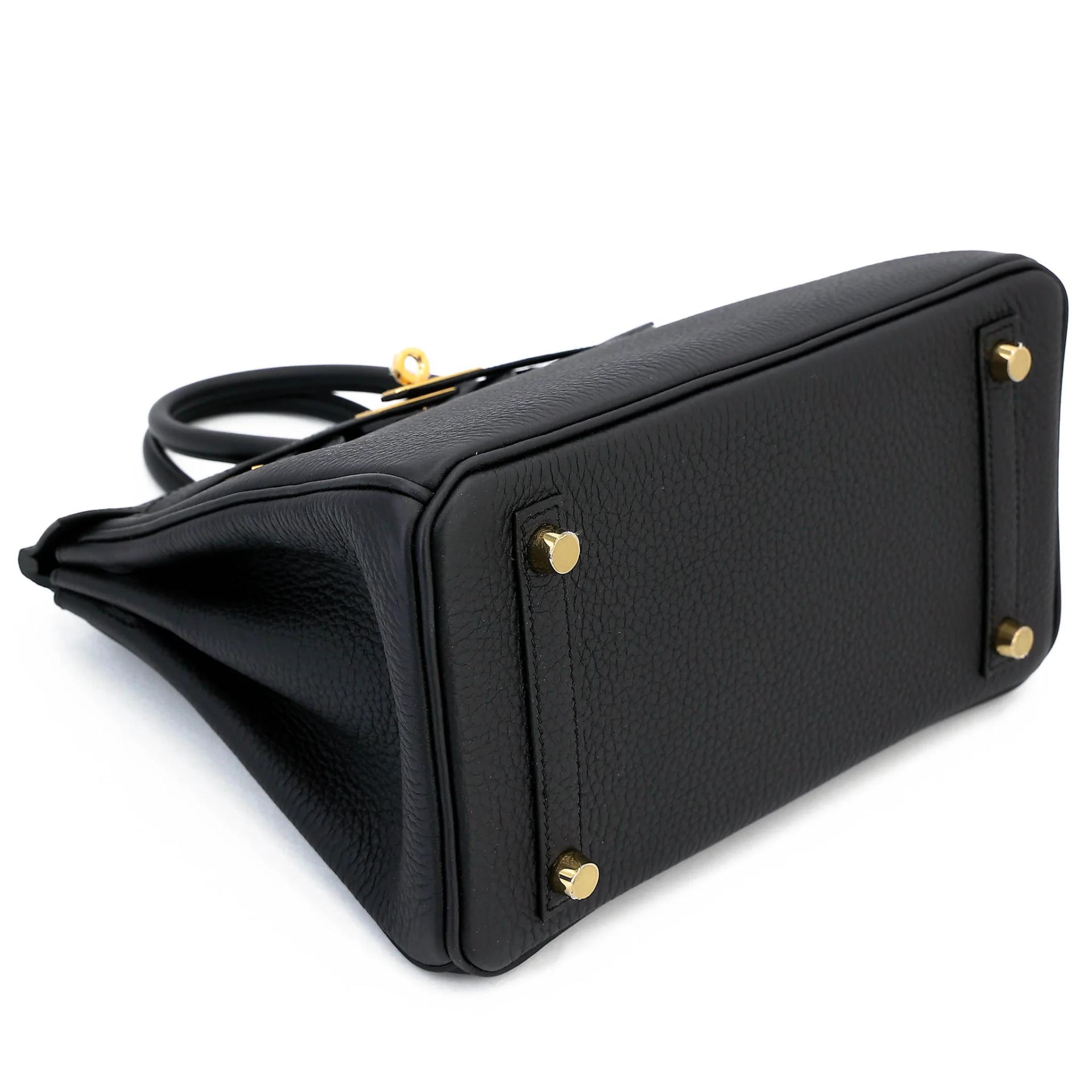 Brand New ( Rank N ) HERMÈS Birkin 25 Noir (89) Togo Gold hardware G (2026) - 5