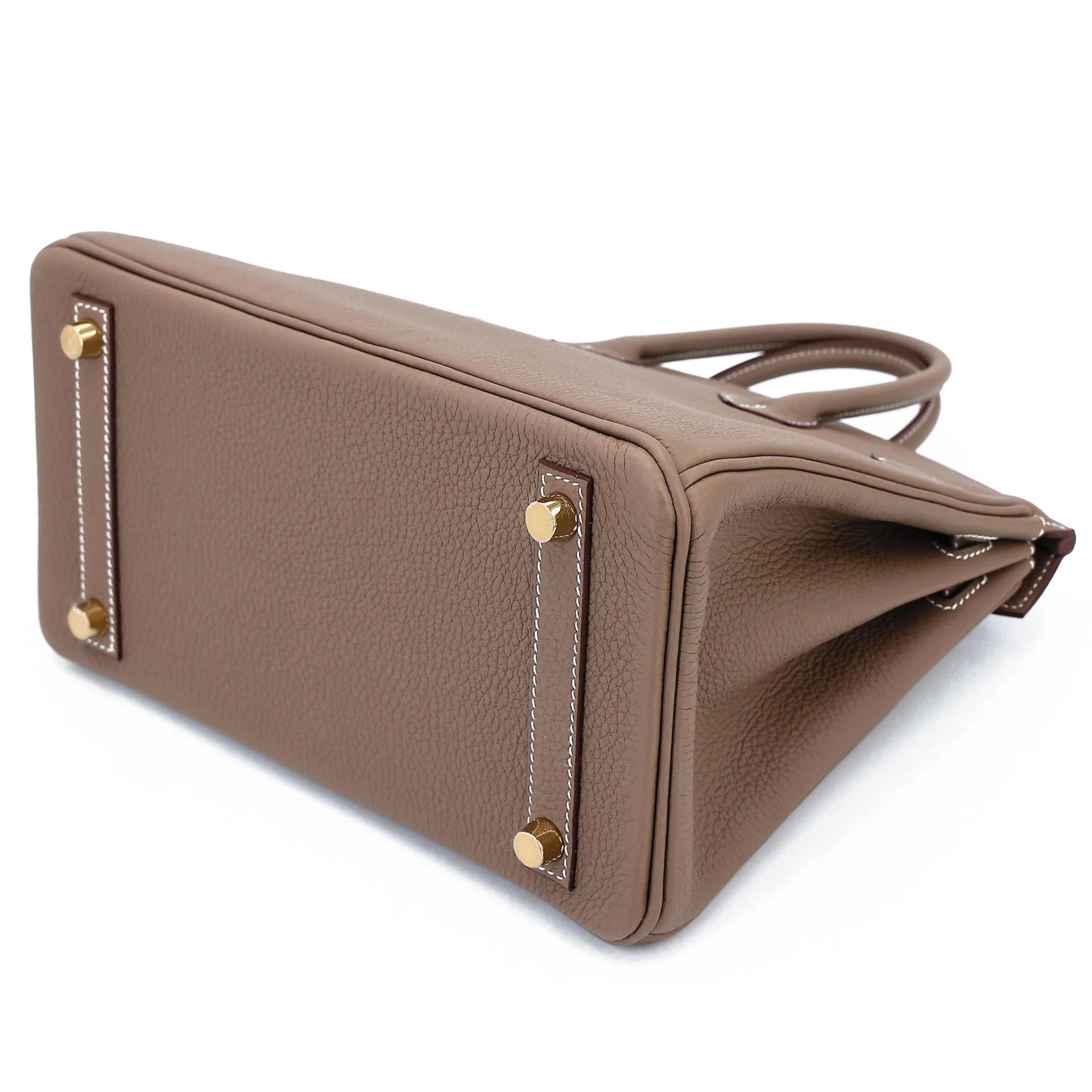 ランク N 新品 HERMÈS エルメス バーキン25 エトゥープ (18) トゴ ゴールド金具 G刻印 (2026) - 6