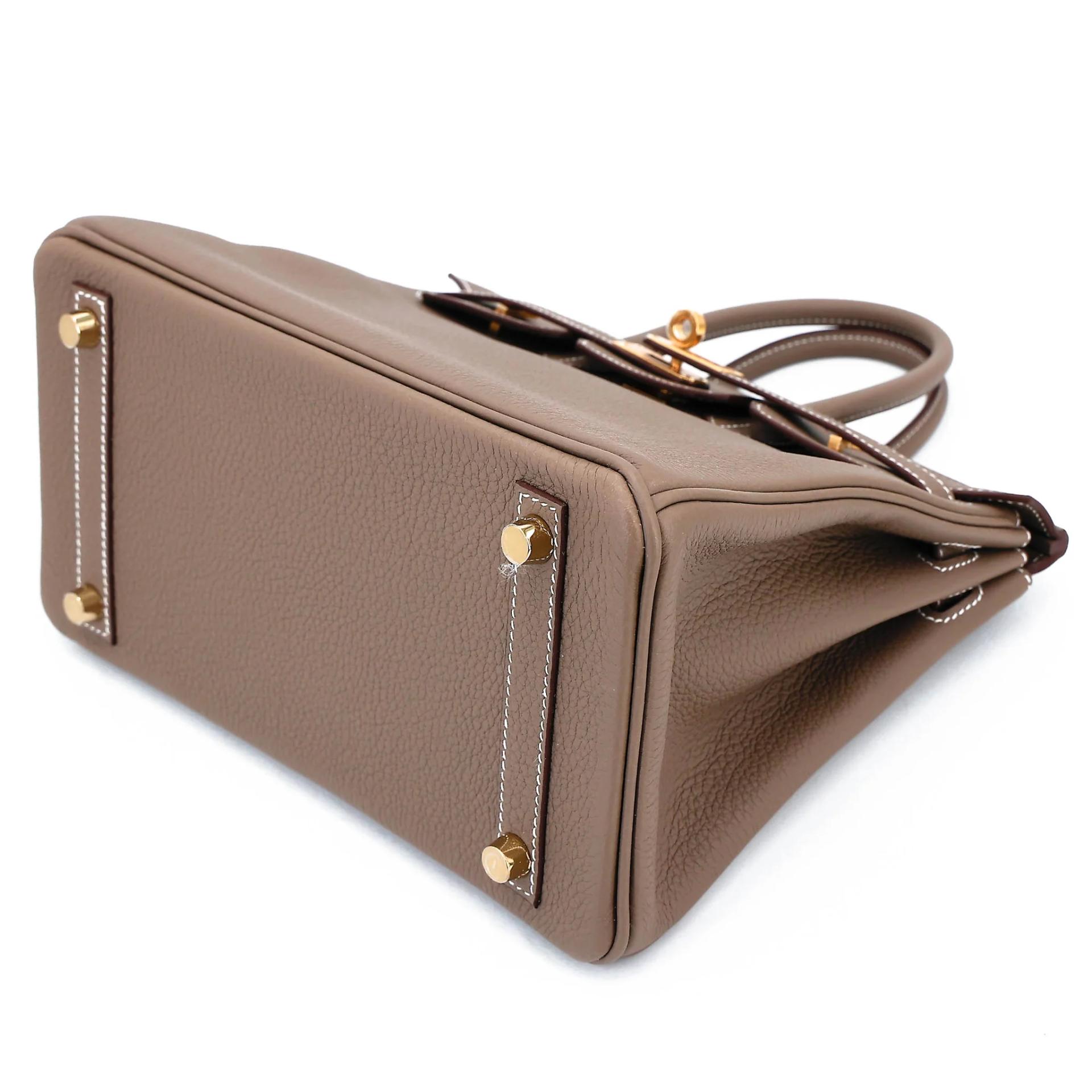 ランク N 新品 HERMÈS エルメス バーキン25 エトゥープ (18) トゴ ゴールド金具 G刻印 (2026) - 4