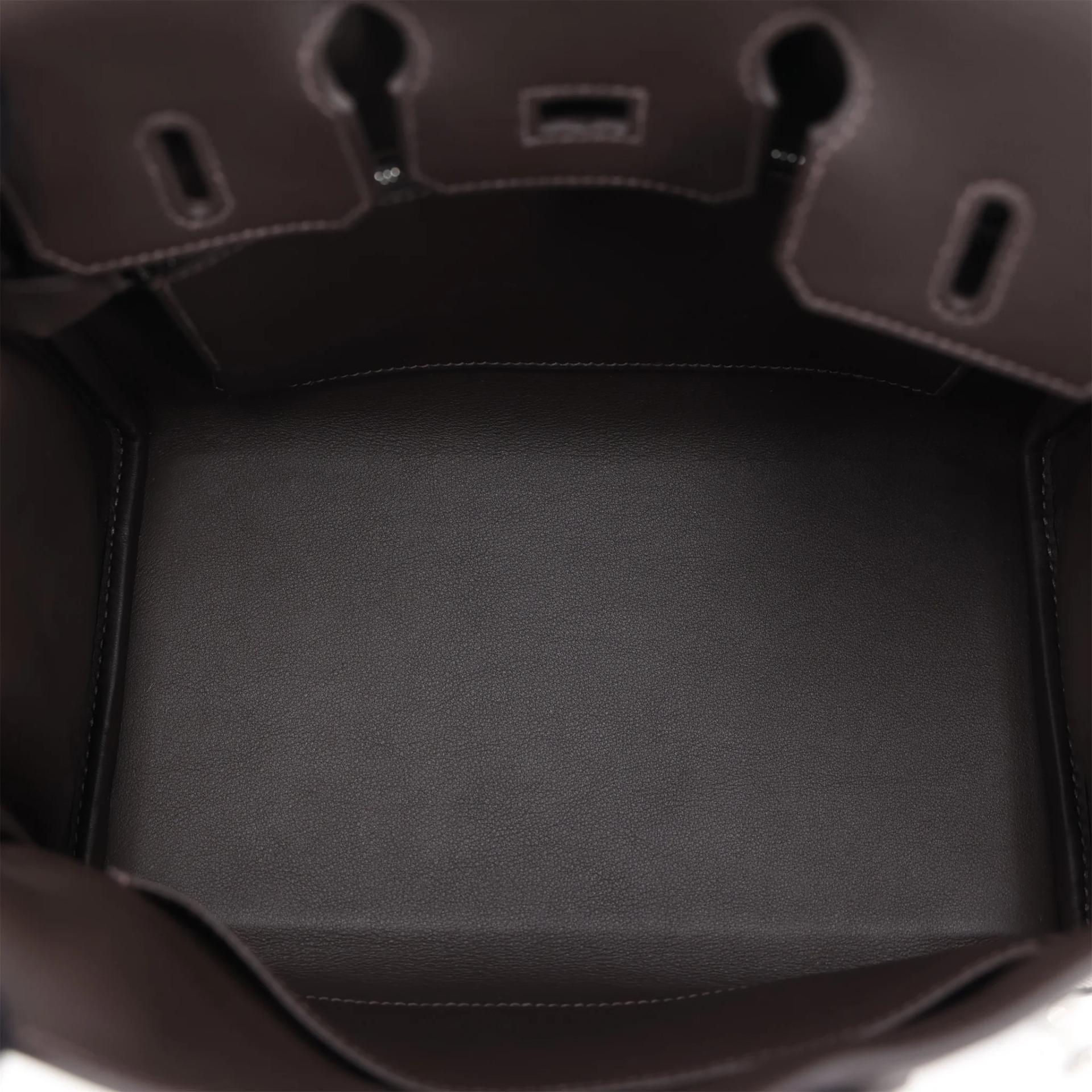 ランク N 新品 HERMÈS エルメス バーキン25 ベブラン（T3） スイフト トワルアッシュ シルバー金具 G刻印 (2026) - 11