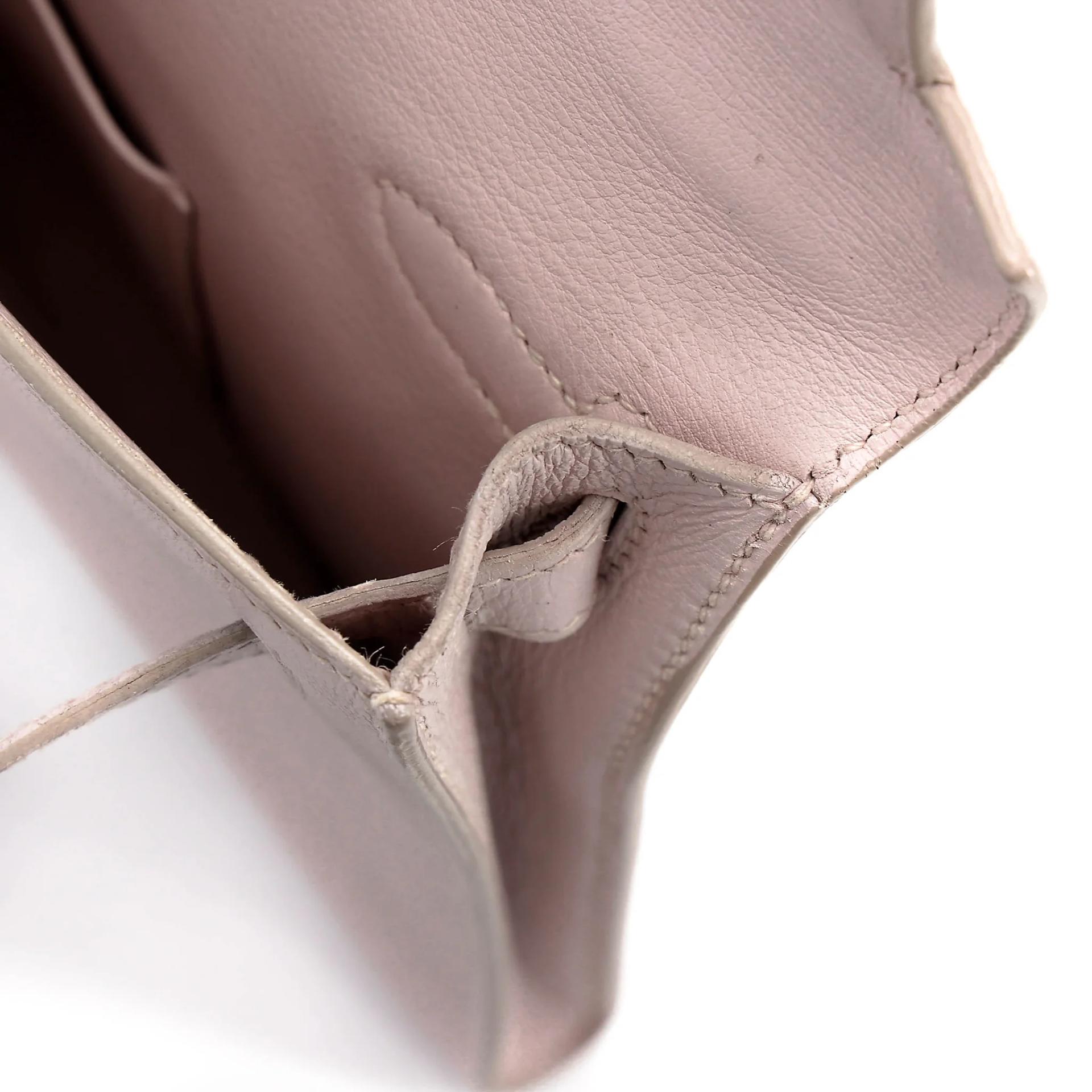 ランク A HERMÈS エルメス ケリー・ロング ローズドラジェ (5U) スイフト シルバー金具 □K刻印 (2007) - 30