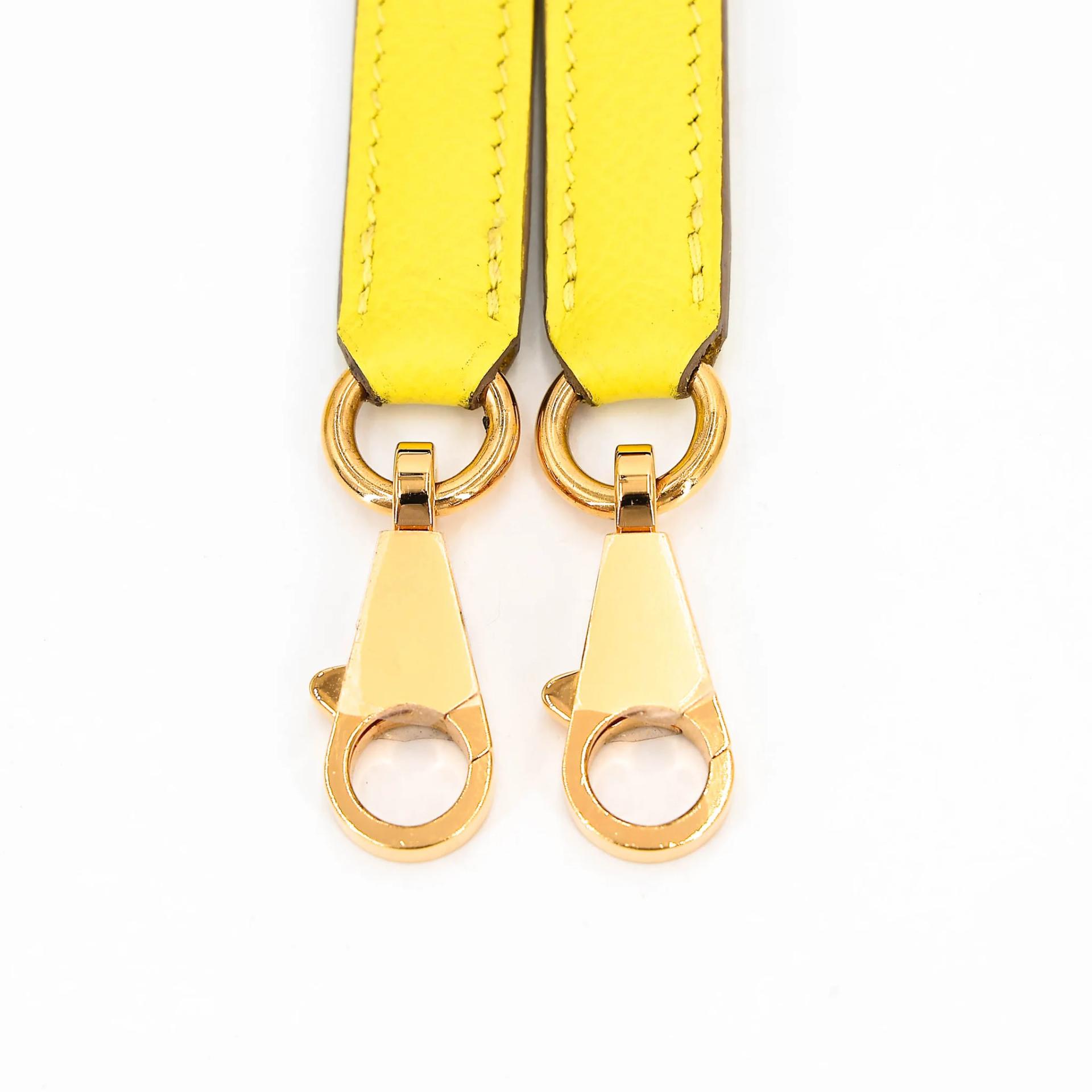 ランク SA HERMÈS エルメス ケリー25 セリエ ライム (9R) エプソン ゴールド金具 C刻印 (2018) - 22