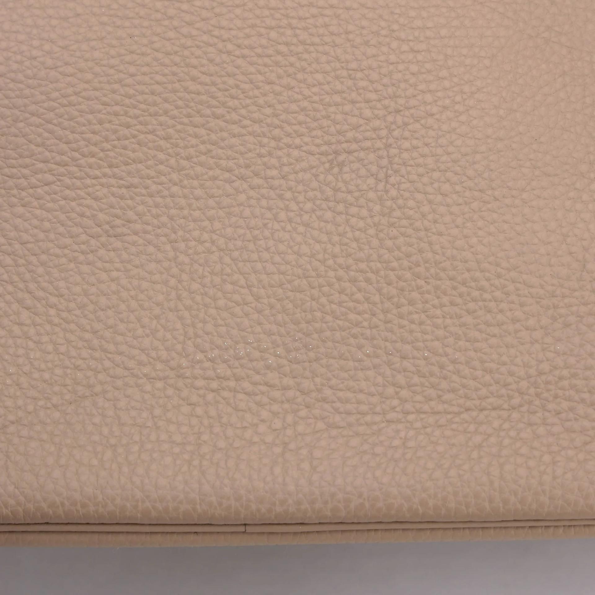 Very Good ( Rank A) HERMÈS Limited Edition Birkin 35 Casaque Gris Tourterelle (81) Sanguine (9M) Moutarde (9U) Clemence Swift Brushed Palladium Square Q (2013) - 11