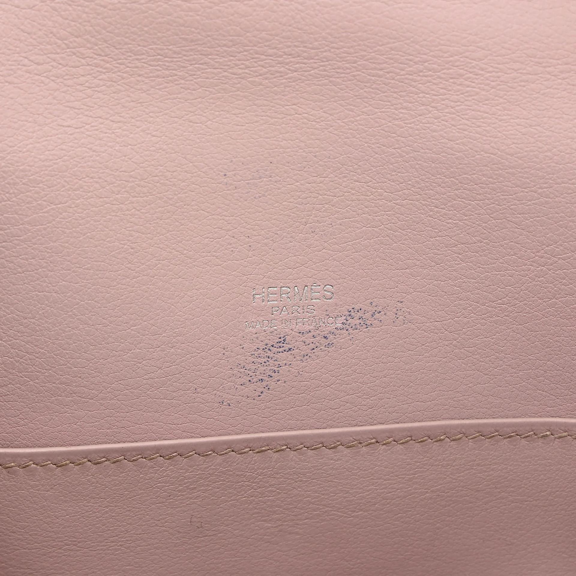 ランク A HERMÈS エルメス ケリー・ロング ローズドラジェ (5U) スイフト シルバー金具 □K刻印 (2007) - 26