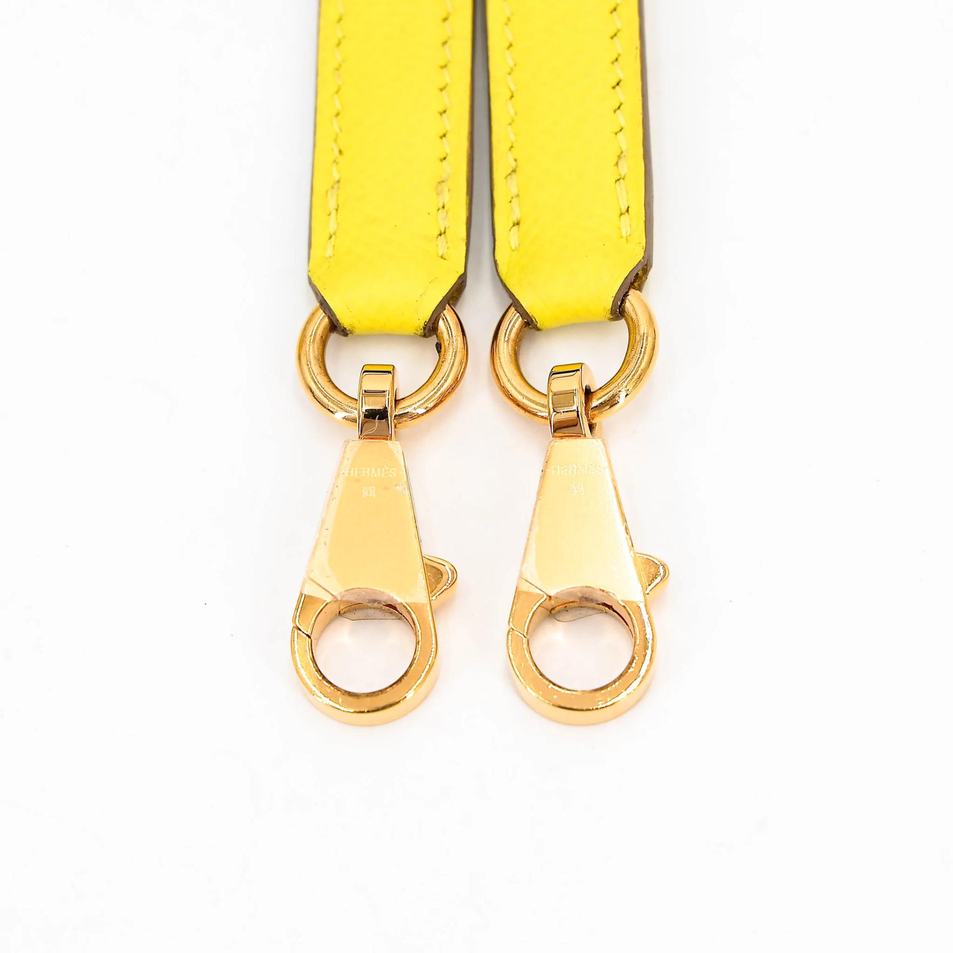 ランク SA HERMÈS エルメス ケリー25 セリエ ライム (9R) エプソン ゴールド金具 C刻印 (2018) - 23