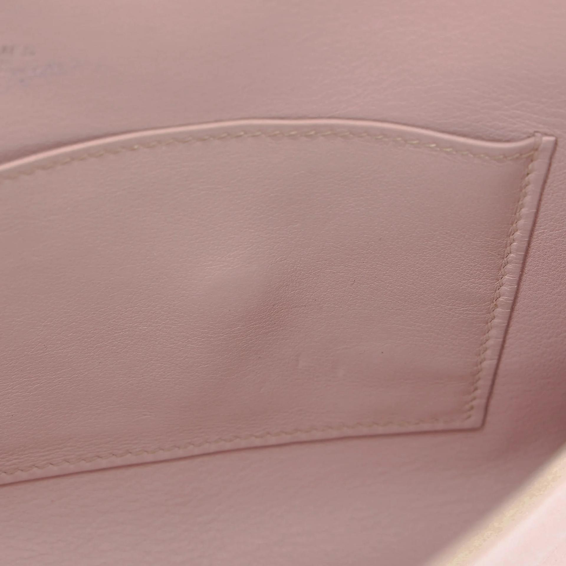 ランク A HERMÈS エルメス ケリー・ロング ローズドラジェ (5U) スイフト シルバー金具 □K刻印 (2007) - 29
