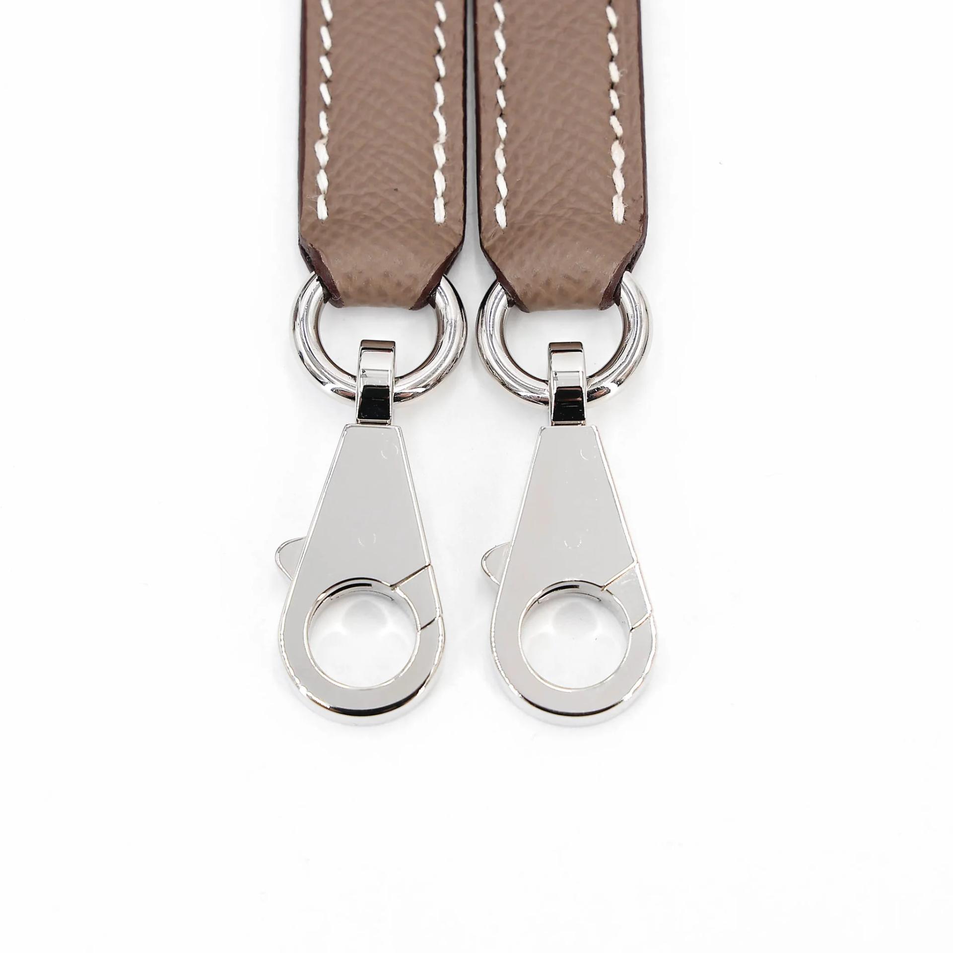 未使用保存品 HERMÈS 愛馬仕 Kelly 28 外縫 18 大象灰 Etoupe Epsom牛皮 銀扣 Y刻 2020年 - 22