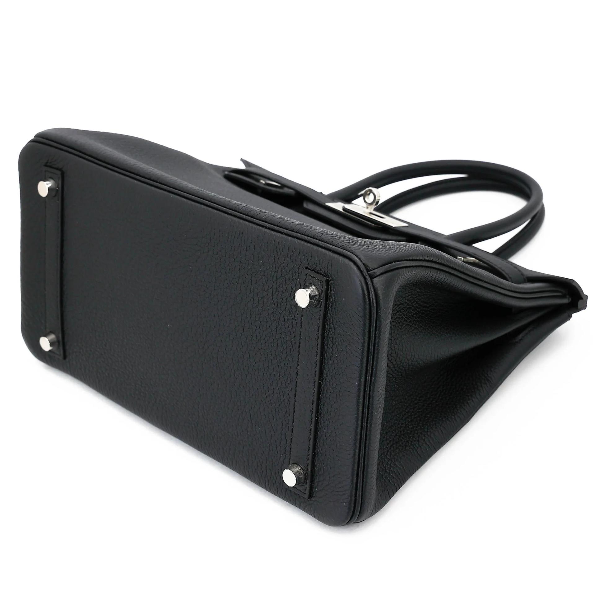 全新 HERMÈS 愛馬仕 Birkin 30 89 黑色 Noir (Black) Togo小牛皮 銀扣 G刻 2026年 - 4