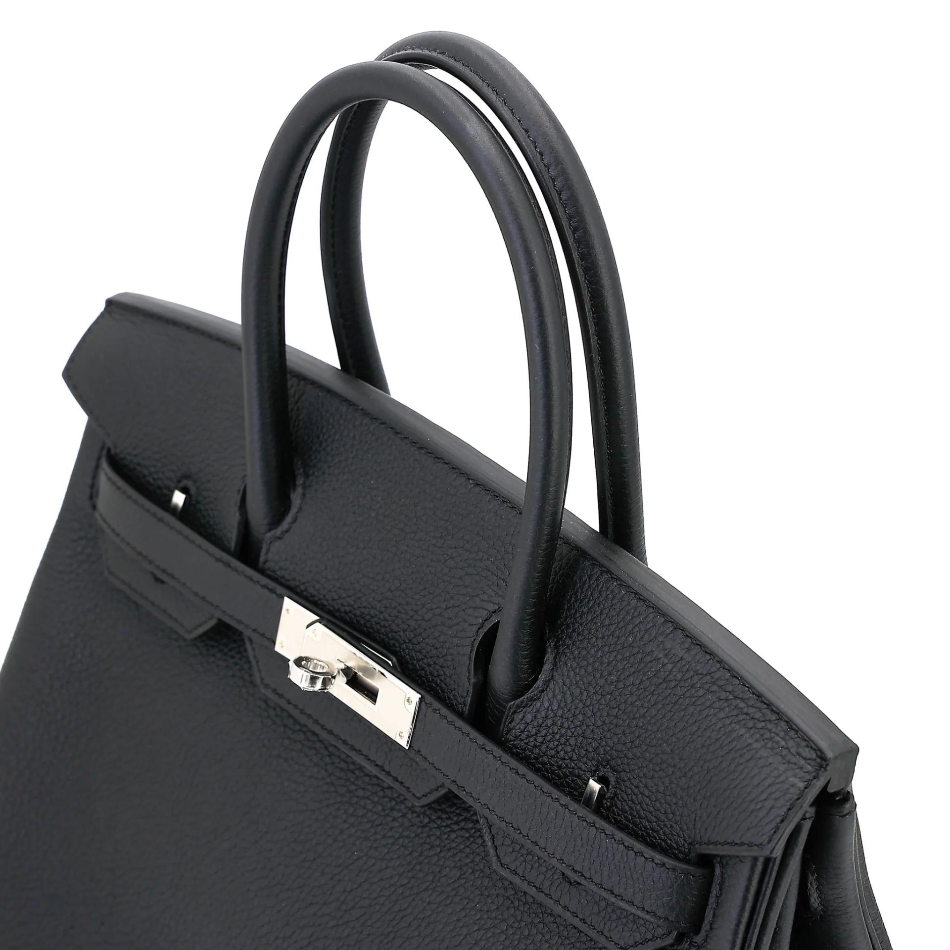全新 HERMÈS 愛馬仕 Birkin 30 89 黑色 Noir (Black) Togo小牛皮 銀扣 G刻 2026年 - 3