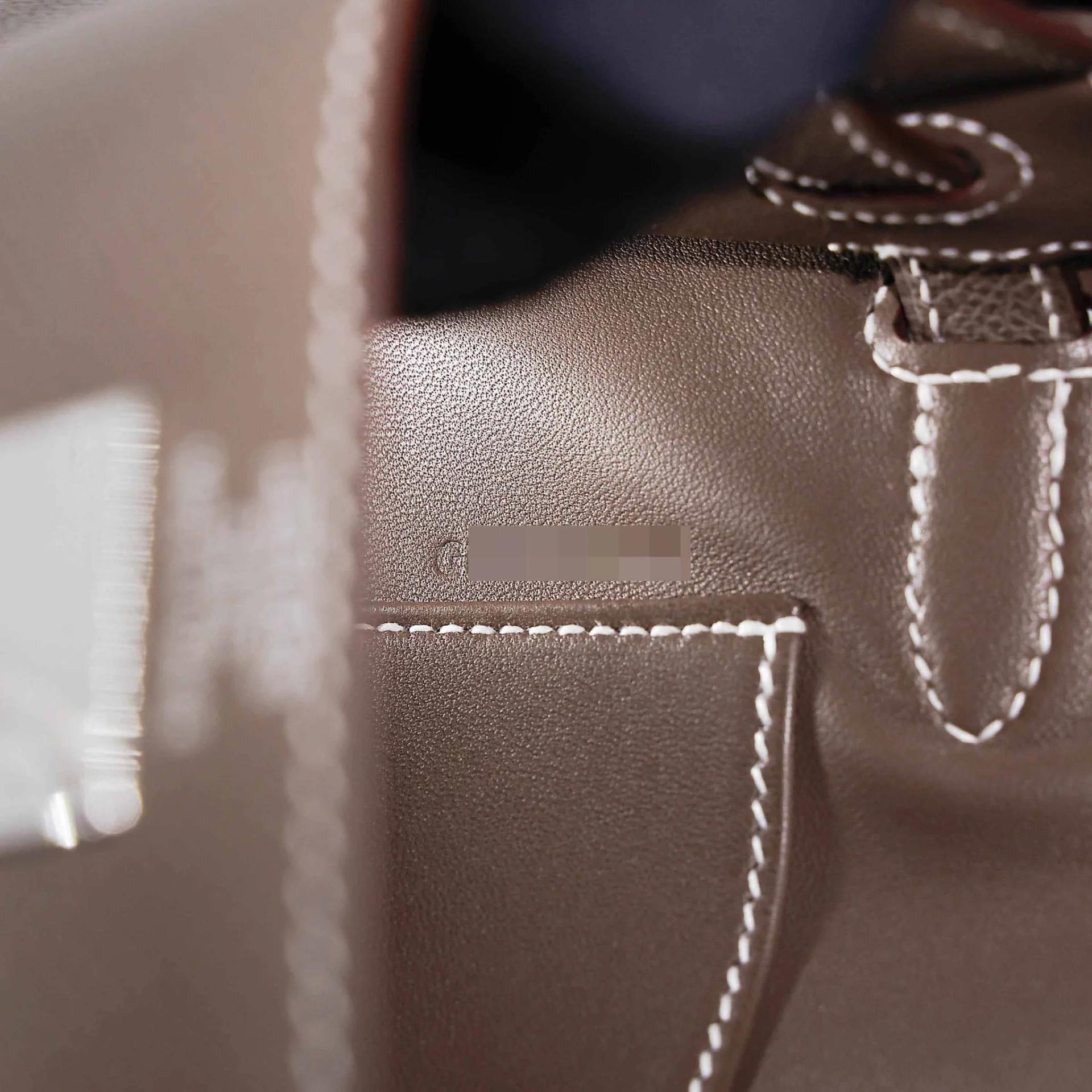 全新 HERMÈS 愛馬仕 Kelly Elan 18 大象灰 Etoupe Epsom牛皮 銀扣 G刻 2026年 - 14