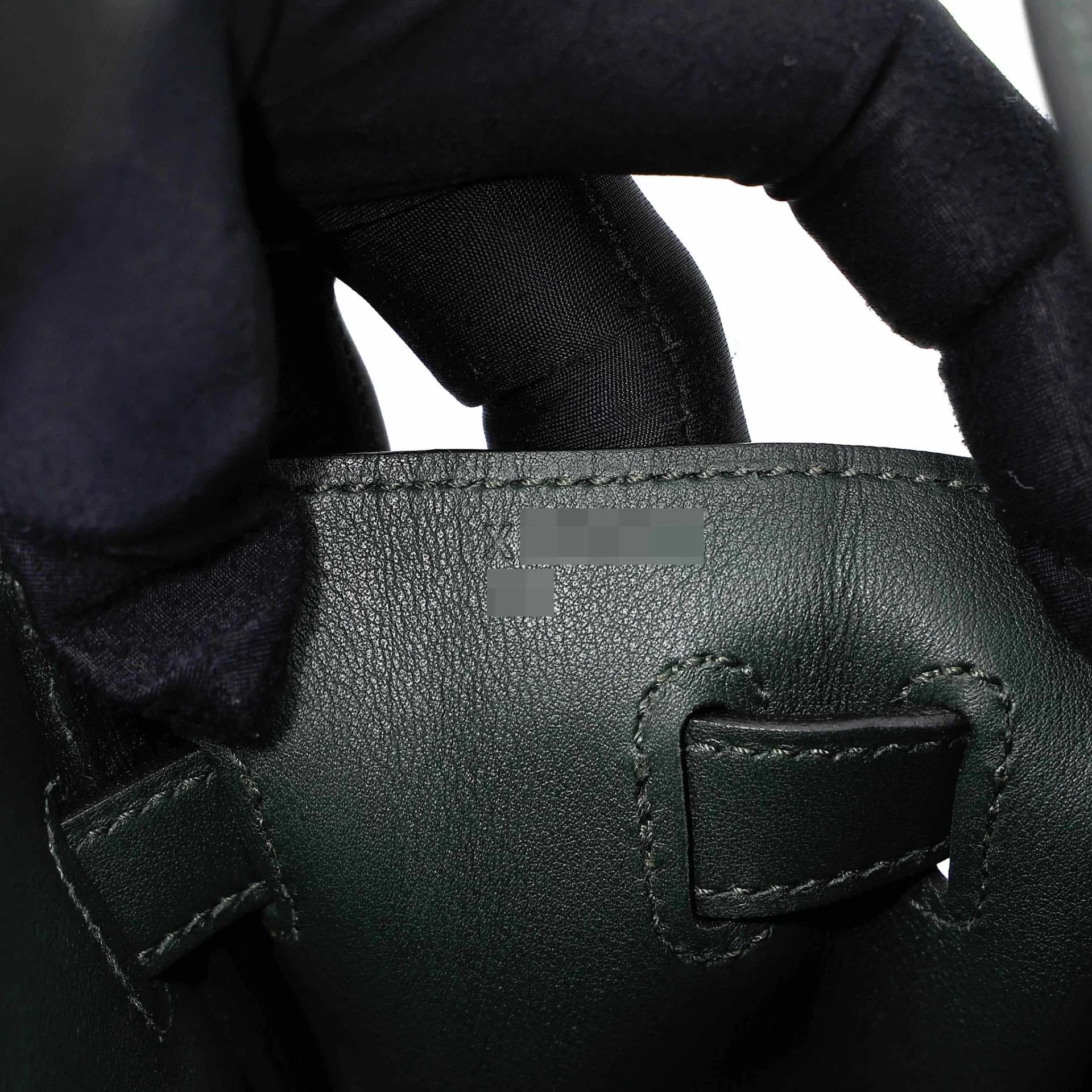 SA超美品 HERMÈS 愛馬仕 Kelly Lakis 35 2Q 英國綠 Vert Anglais Toile H 帆布 Swift牛皮 銀扣 X刻 2016年 - 29