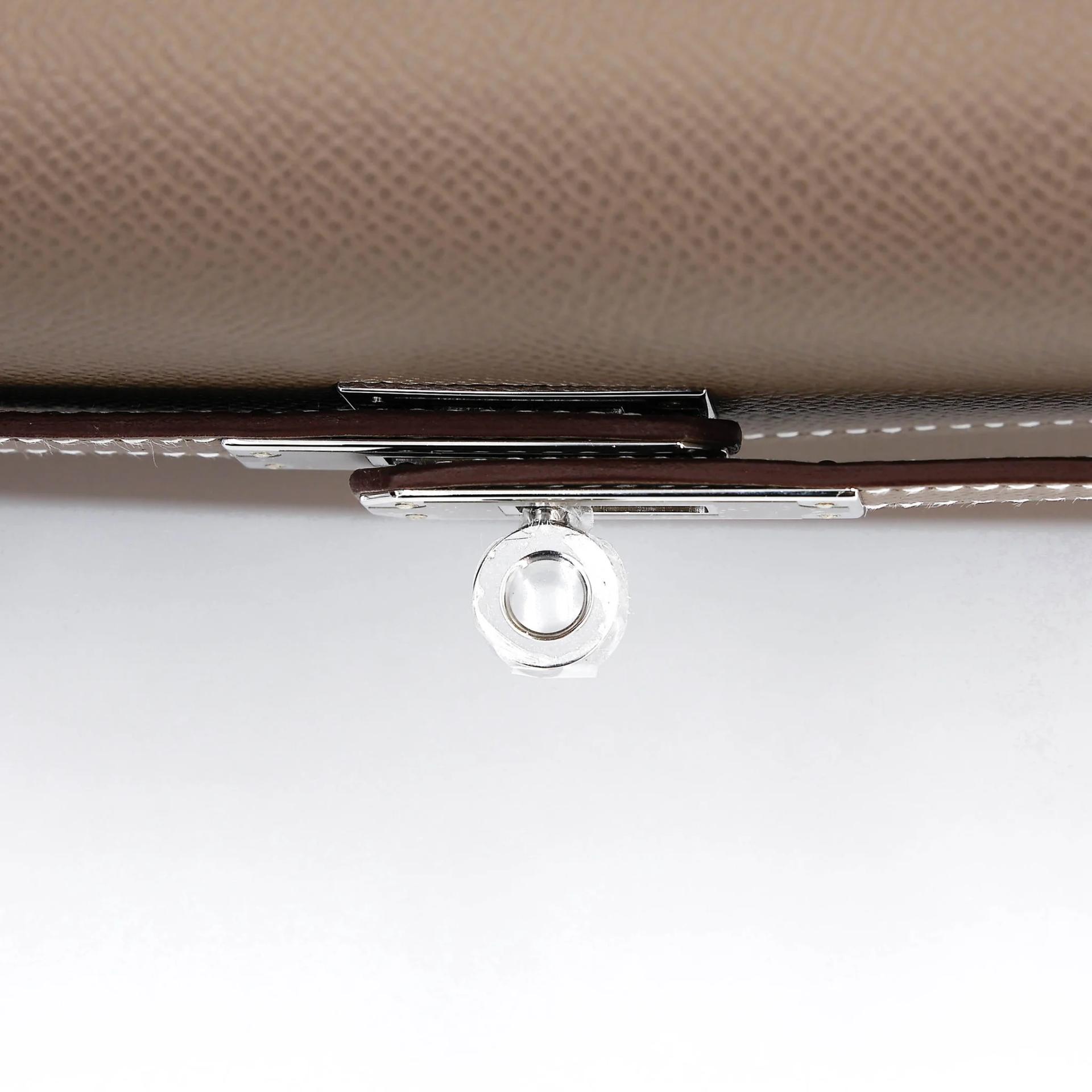全新 HERMÈS 愛馬仕 Kelly Elan 18 大象灰 Etoupe Epsom牛皮 銀扣 G刻 2026年 - 9