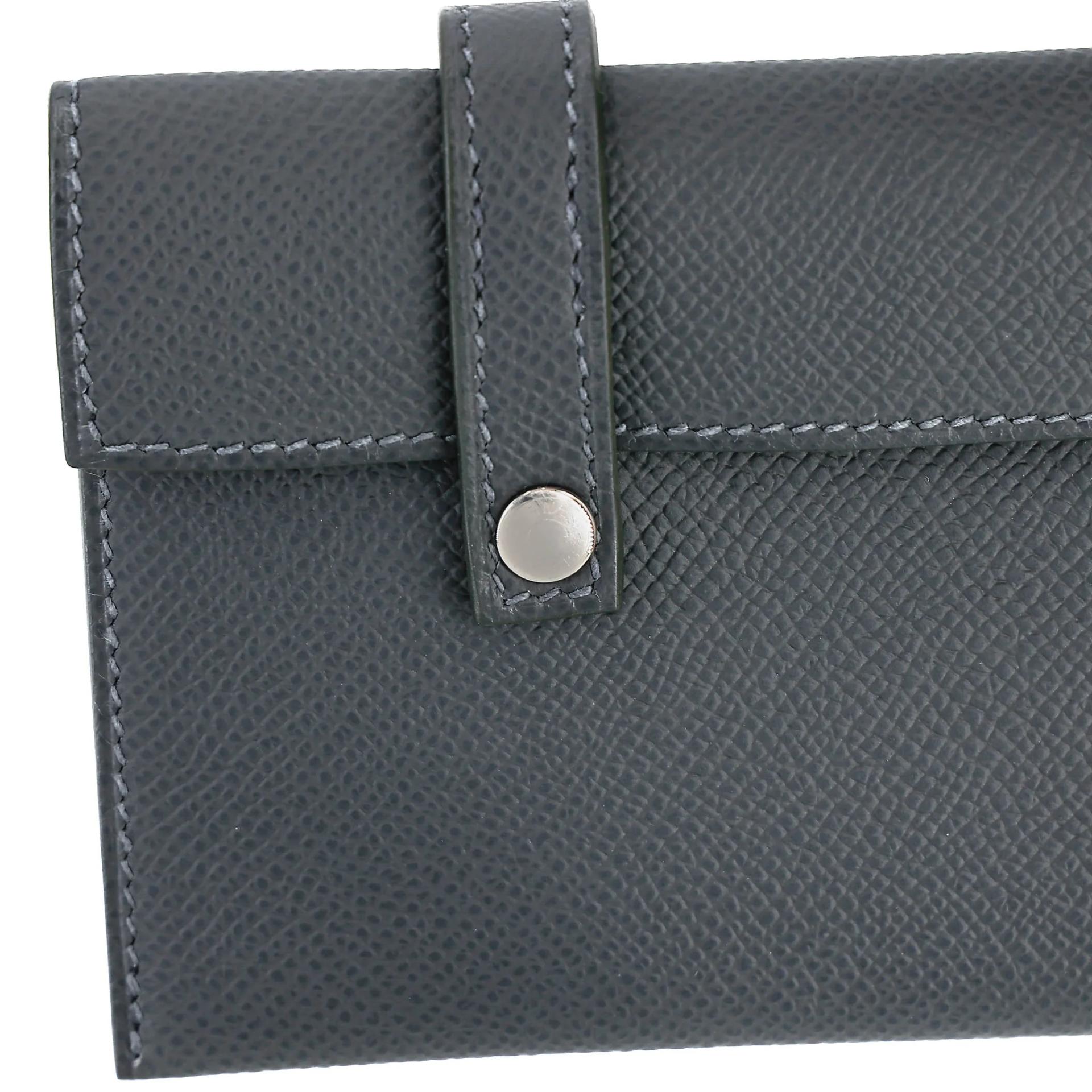 未使用保存品 HERMÈS 愛馬仕 限量收藏款 Kelly Doll Picto U4 絲絨綠 Vert Vertigo 37 金棕色 Gold B3 坦桑尼亞藍 Bleu Zanzibar H0 Gris misty 霧霾灰 Epsom牛皮 銀扣 W刻 2024年 - 31