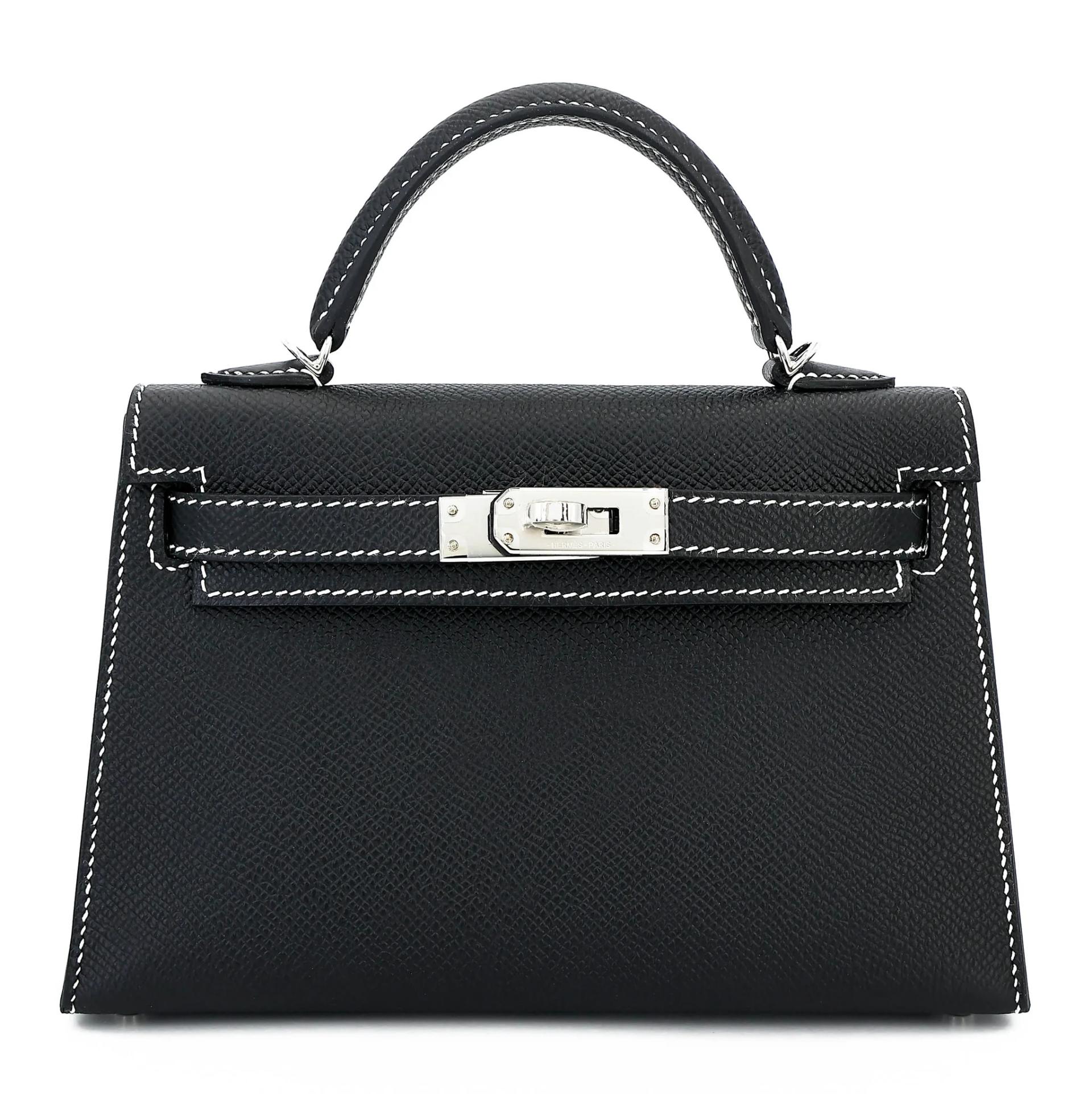 Mini Kelly 二代 89 黑色 Noir (Black) I2 奶油白 Nata