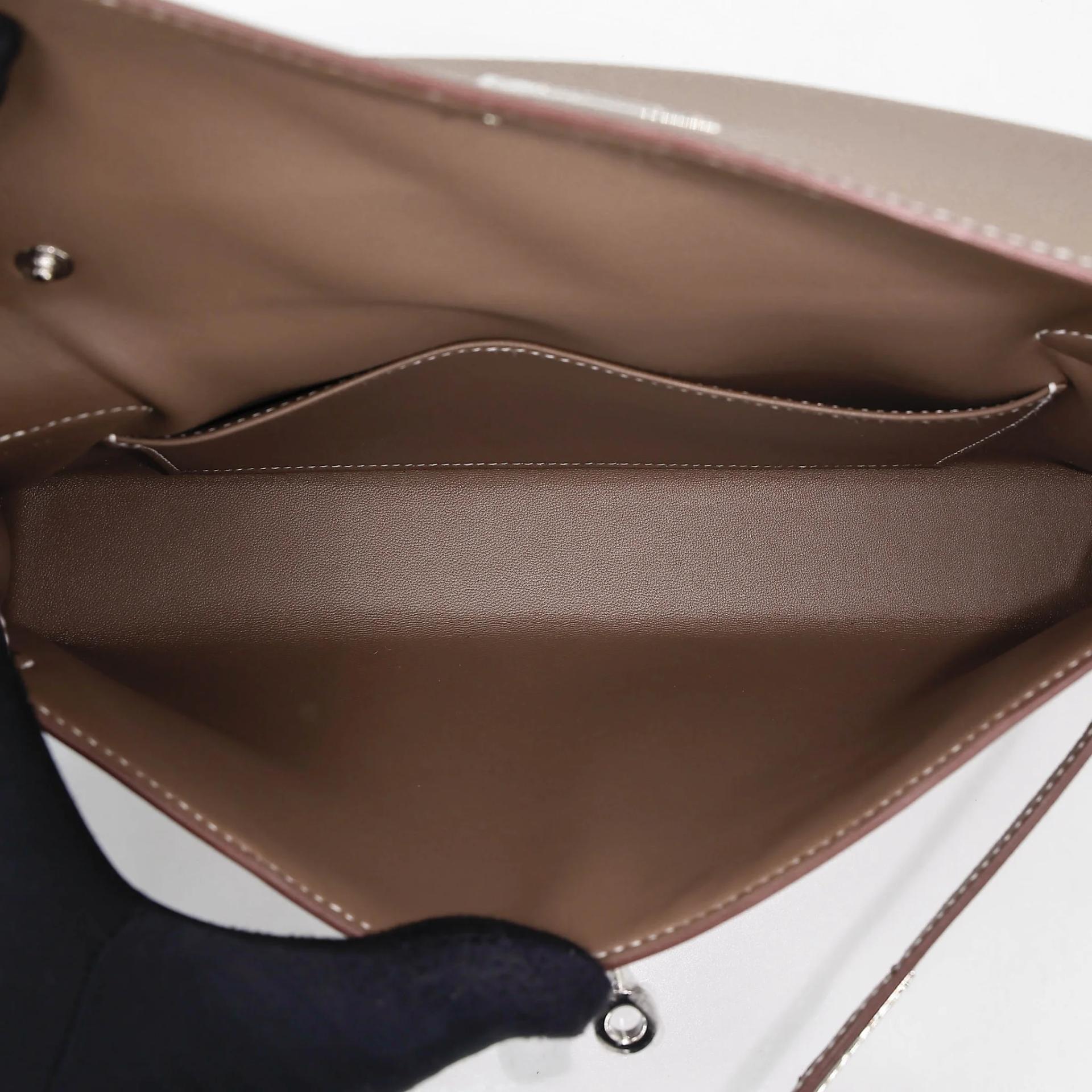 全新 HERMÈS 愛馬仕 Kelly Elan 18 大象灰 Etoupe Epsom牛皮 銀扣 G刻 2026年 - 17