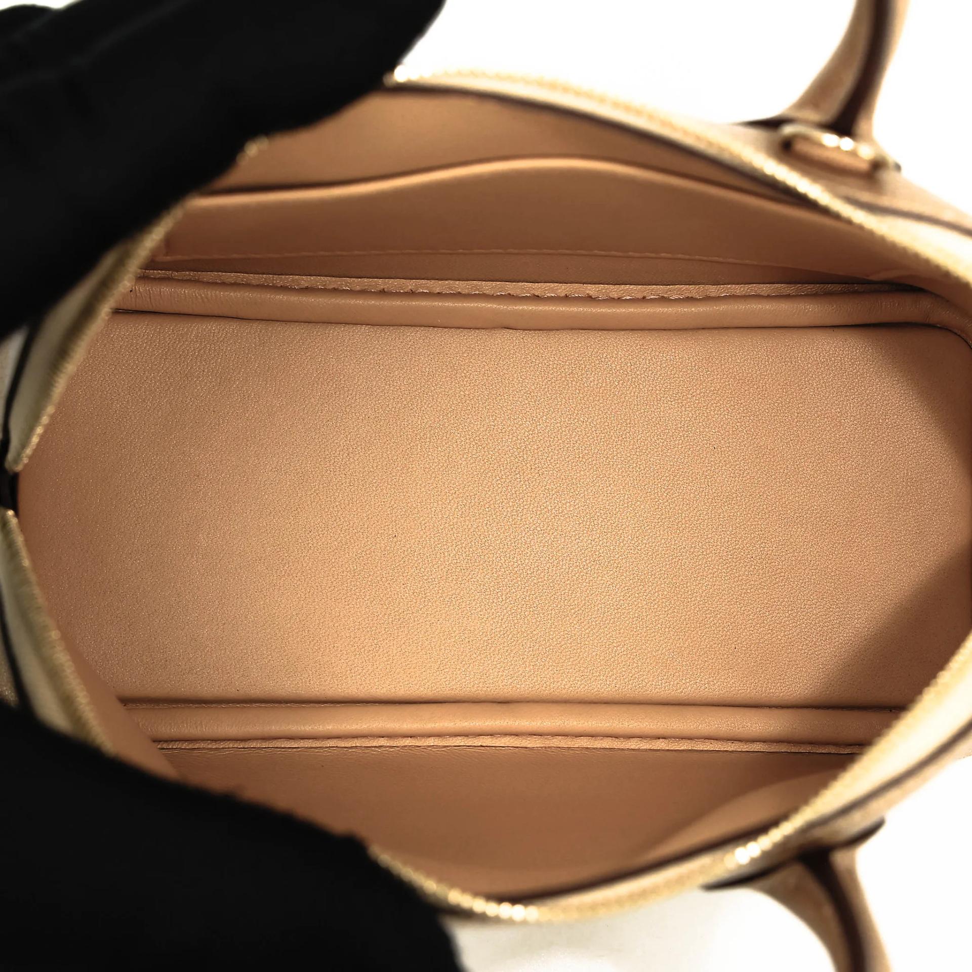Brand New ( Rank N ) HERMÈS Mini Bolide 1923 Dore (Y9) Chevre Gold hardware G (2026) - 12