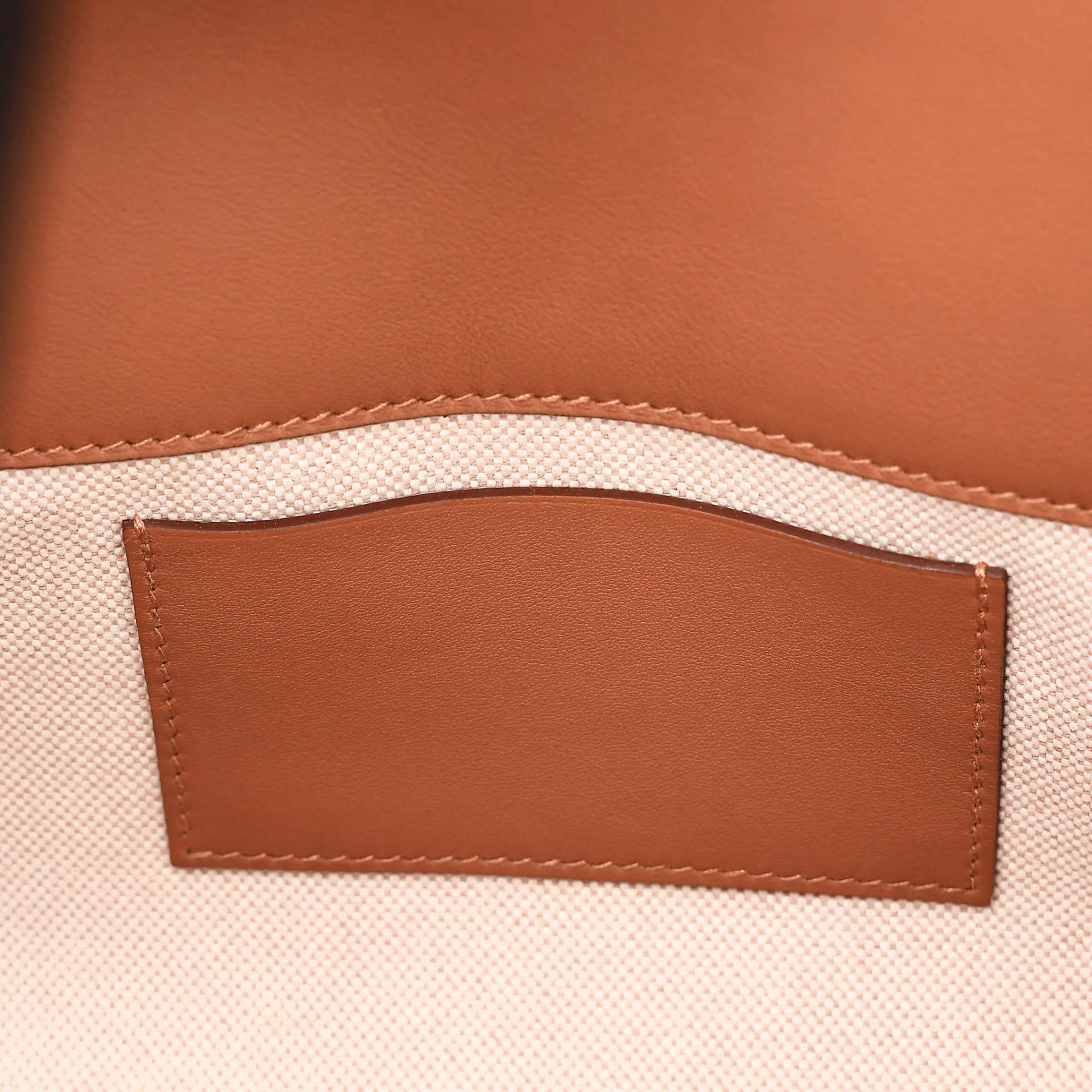 Excellent ( Rank SA ) HERMÈS Birkin Shoulder Light 29 Gold (37) Toile H canvas Swift Palladium hardware K (2025) - 11