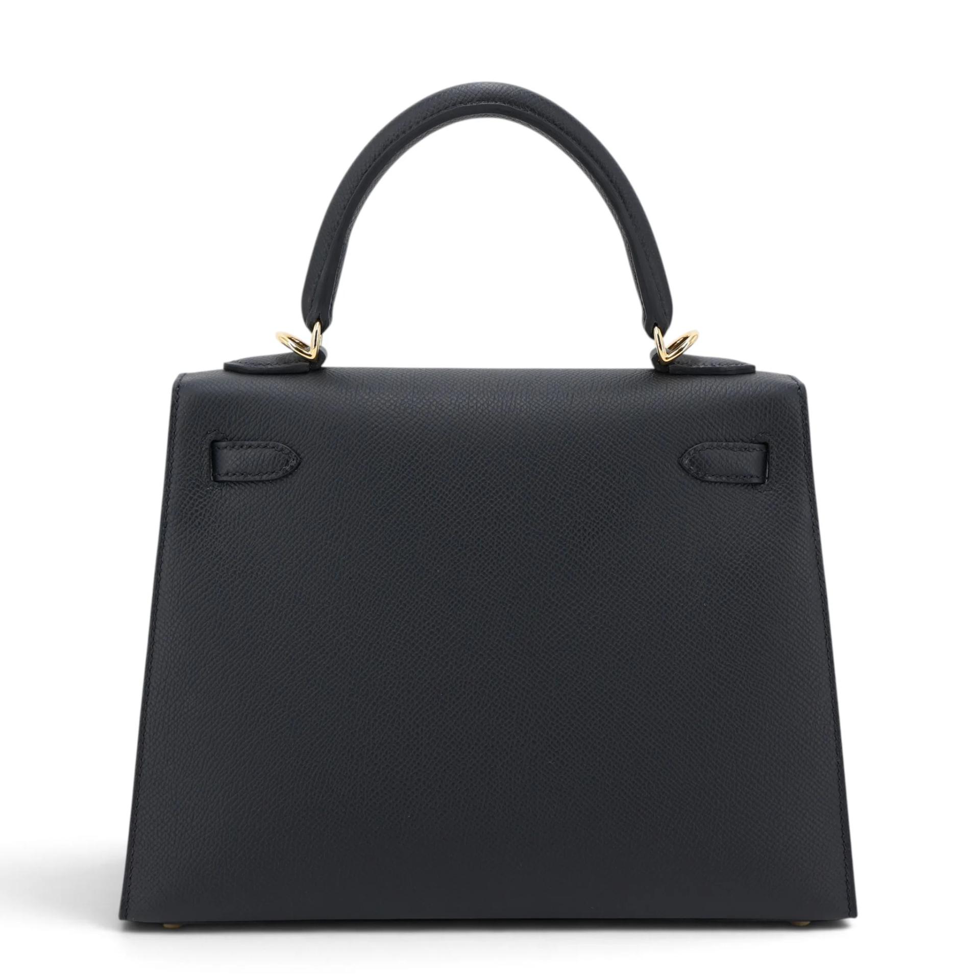 Kelly 25 Sellier Noir (89)