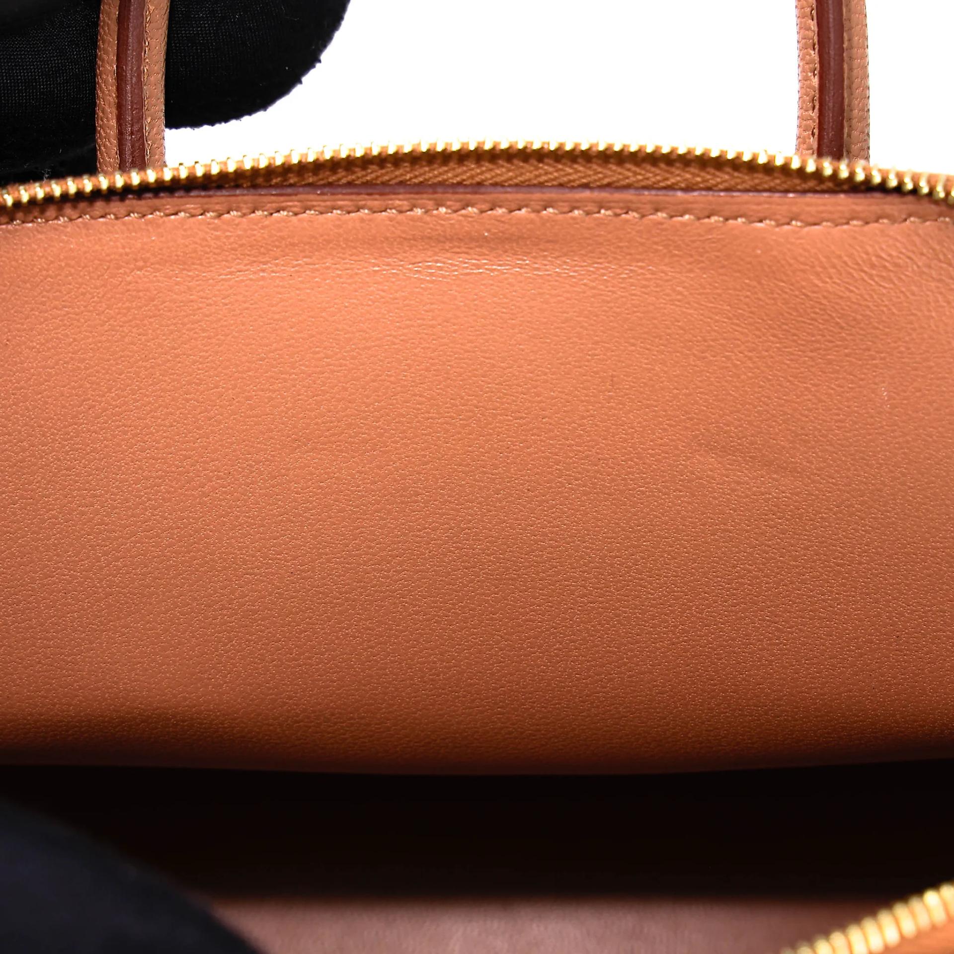 Unused ( Rank NS ) HERMÈS Mini Bolide 1923 Quebracho (2J) Chevre Gold hardware U (2022) - 12