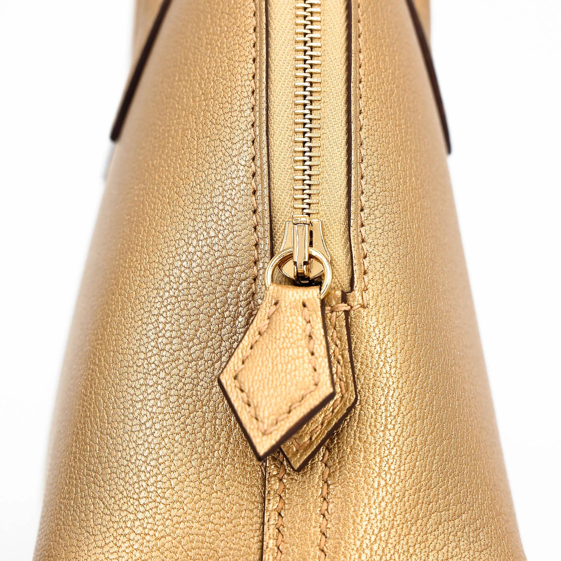 Brand New ( Rank N ) HERMÈS Mini Bolide 1923 Dore (Y9) Chevre Gold hardware G (2026) - 8