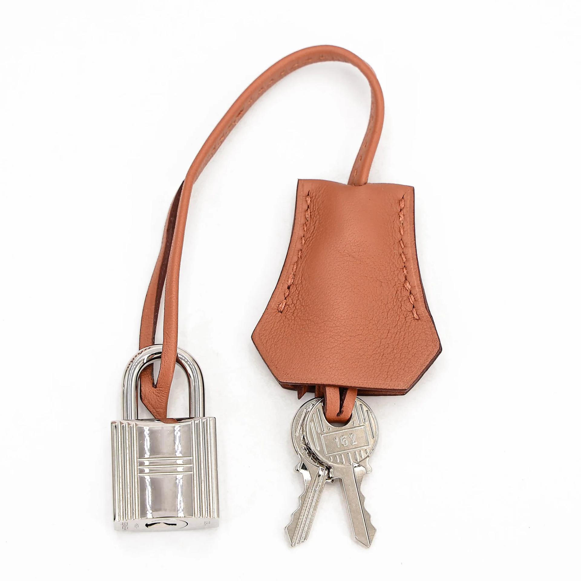 Excellent ( Rank SA ) HERMÈS Birkin Shoulder Light 29 Gold (37) Toile H canvas Swift Palladium hardware K (2025) - 15