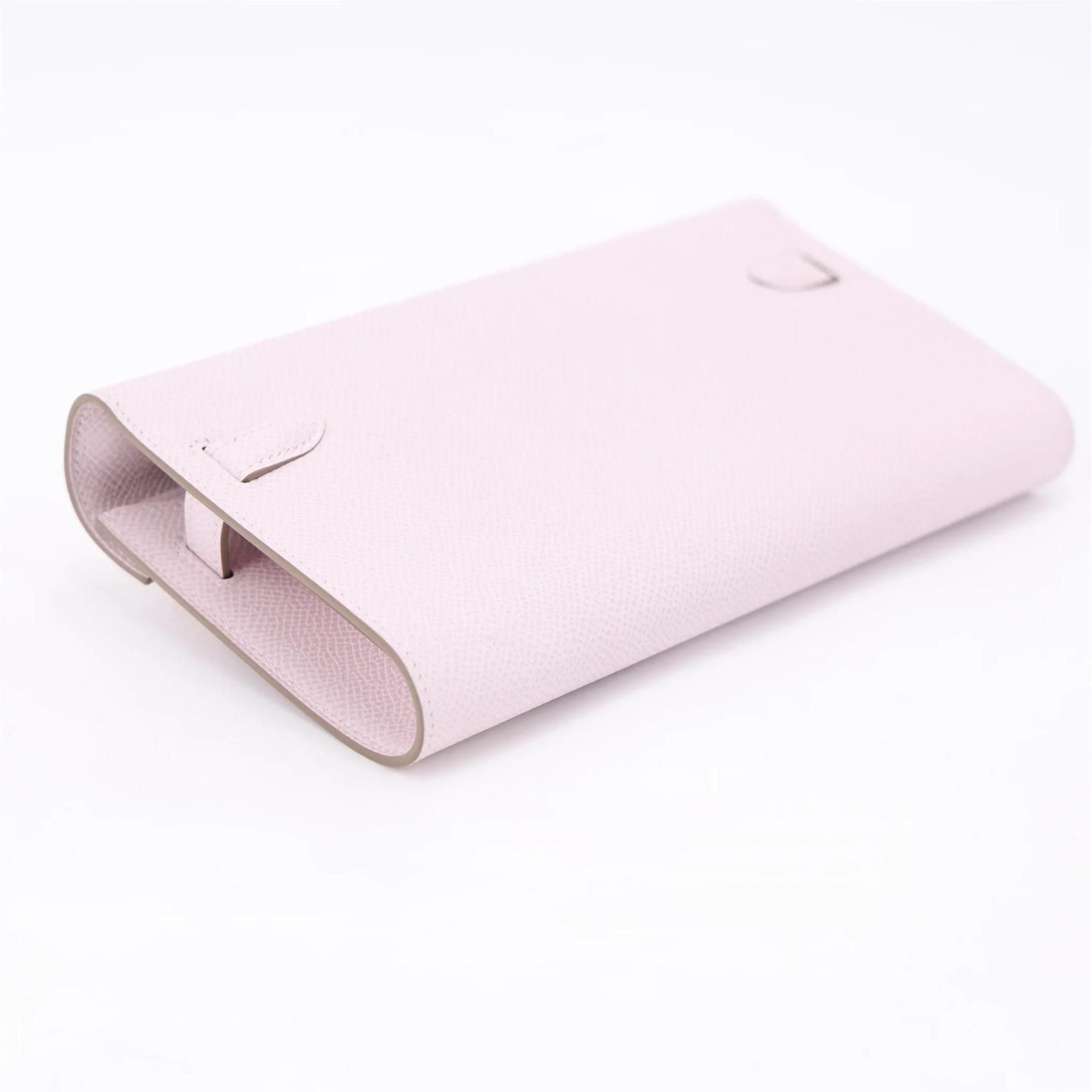 Unused ( Rank NS ) HERMÈS Kelly To Go Wallet Mauve Pale (09) Epsom Palladium hardware U (2022) - 5