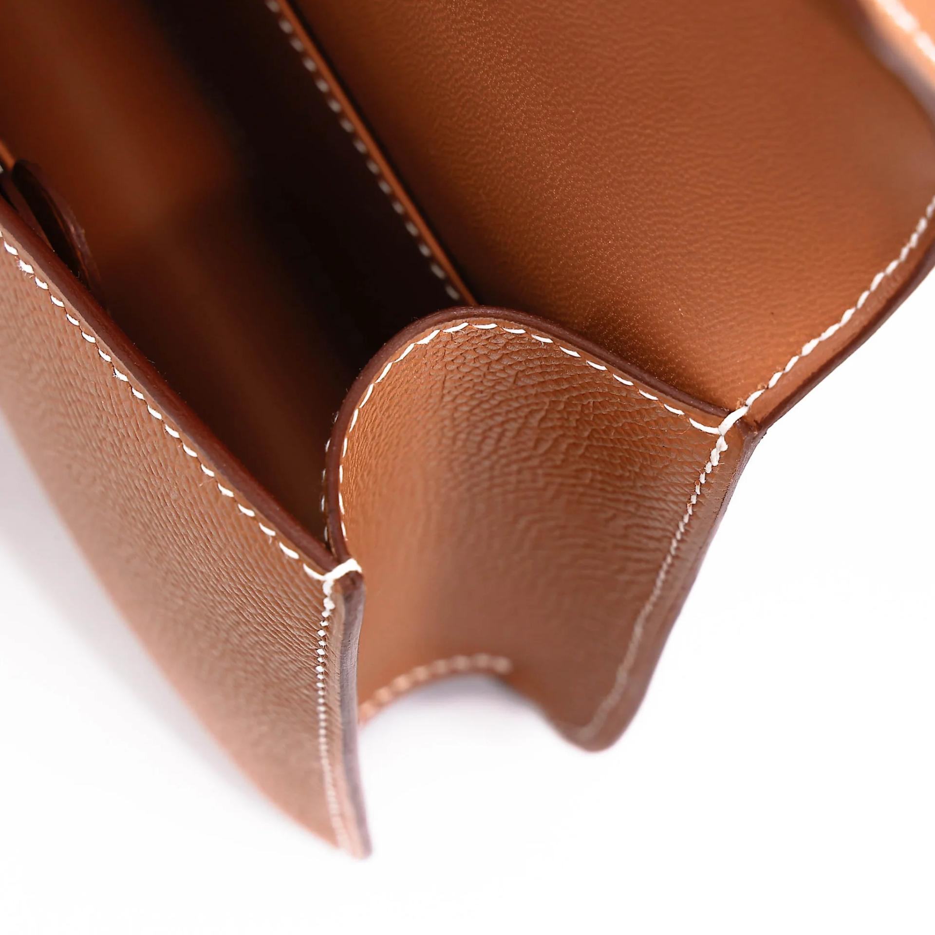 Brand New ( Rank N ) HERMÈS Constance Elan 2024 Gold (37) Epsom Gold hardware G (2026) - 14
