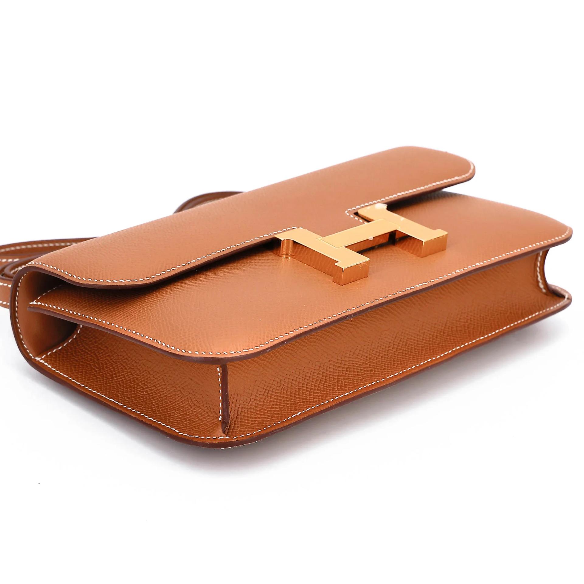 Brand New ( Rank N ) HERMÈS Constance Elan 2024 Gold (37) Epsom Gold hardware G (2026) - 5
