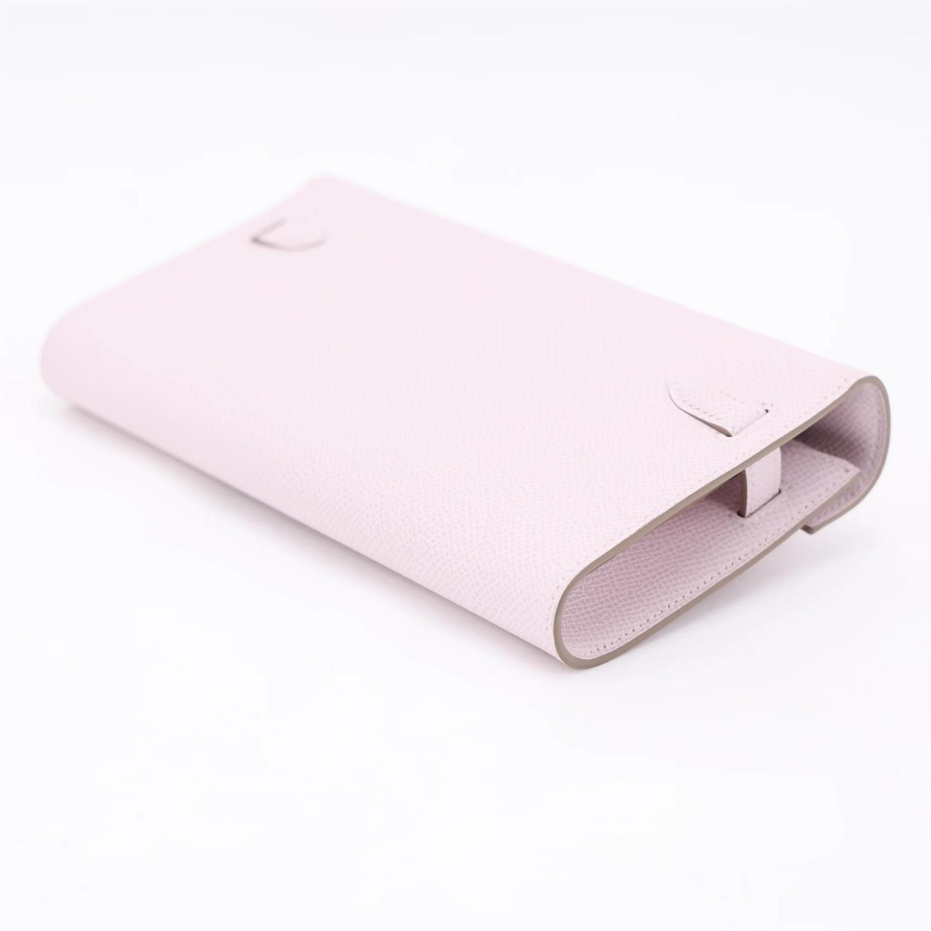 Unused ( Rank NS ) HERMÈS Kelly To Go Wallet Mauve Pale (09) Epsom Palladium hardware U (2022) - 6