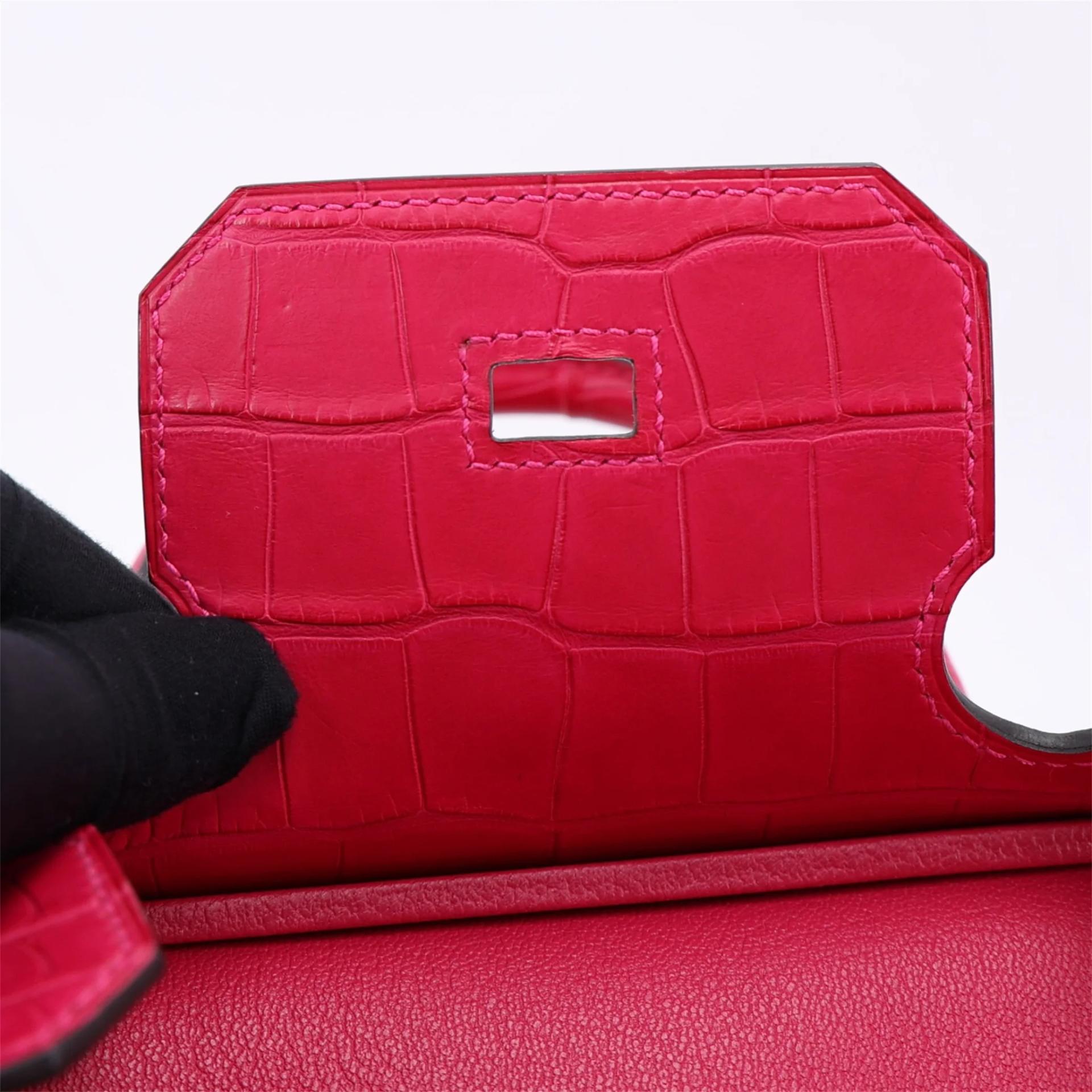Excellent ( Rank SA ) HERMÈS Birkin 30 Touch Framboise (90) Togo Palladium hardware Z (2021) - 15