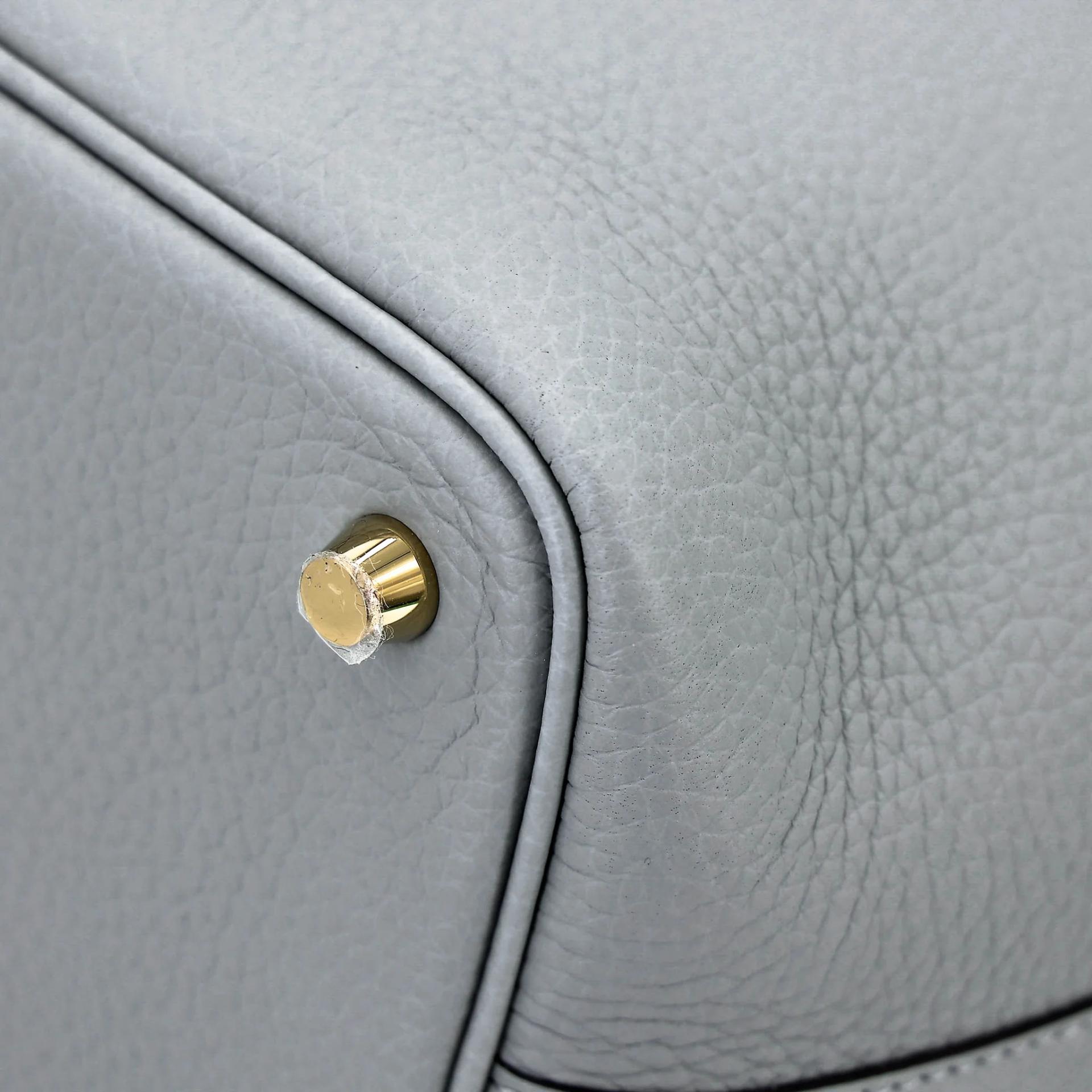 Brand New ( Rank N ) HERMÈS Picotin Lock PM Gris Pantin (P0) Clemence Gold hardware G (2026) - 7