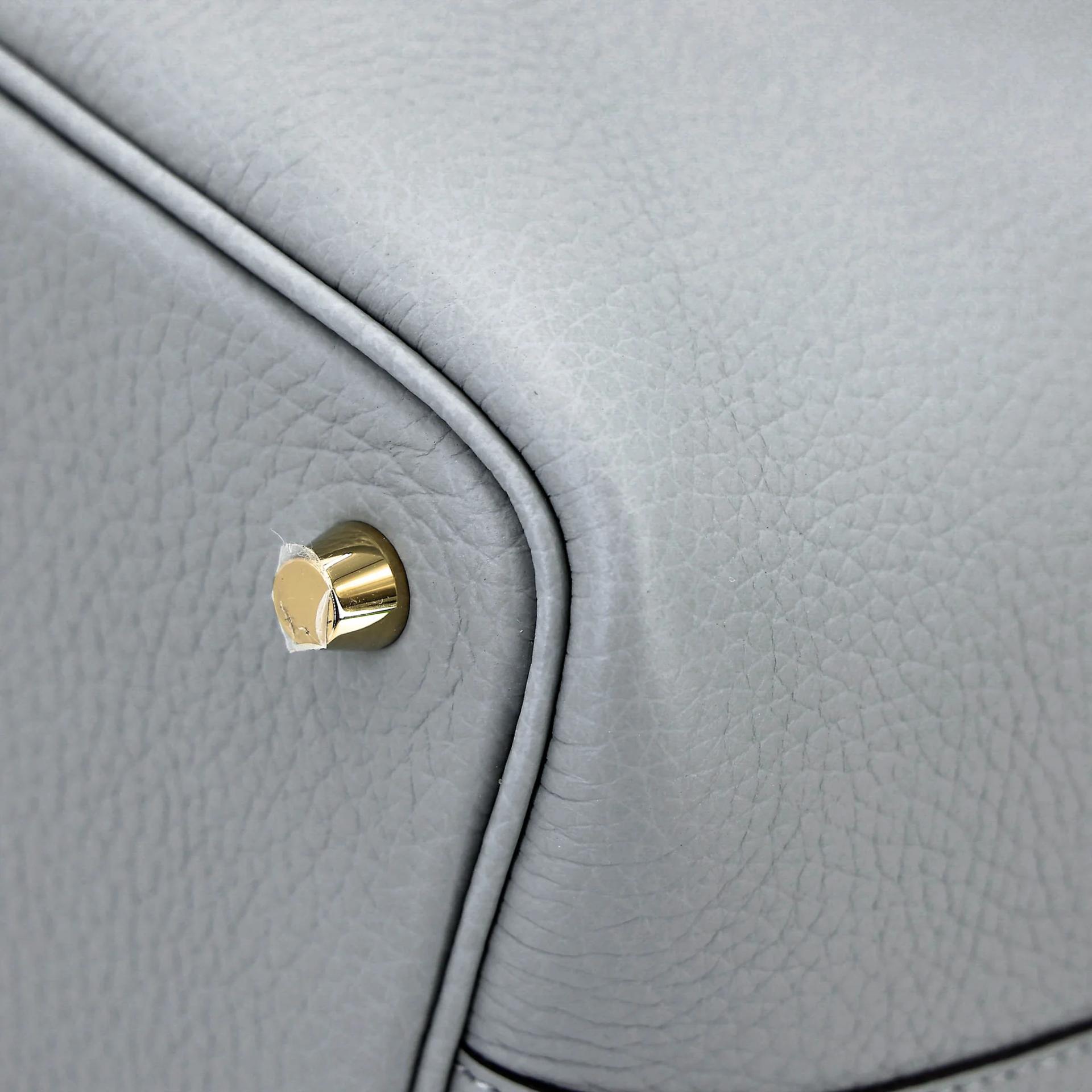 Brand New ( Rank N ) HERMÈS Picotin Lock PM Gris Pantin (P0) Clemence Gold hardware G (2026) - 9