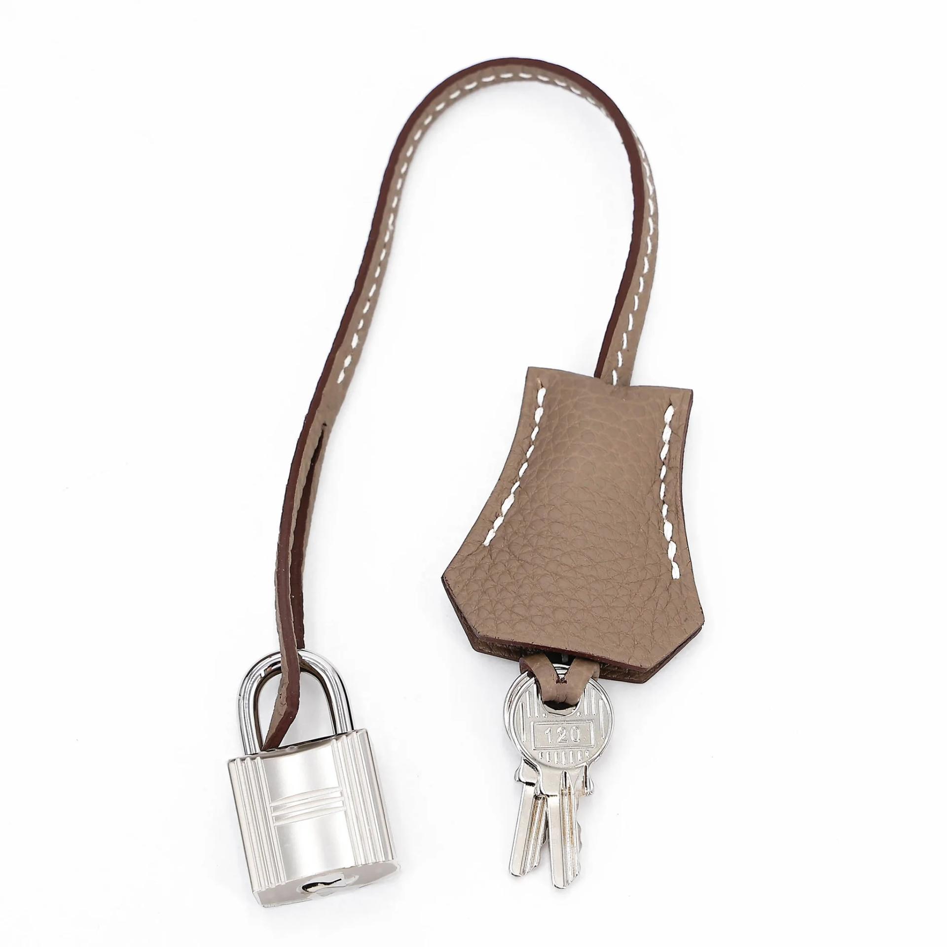 Brand New ( Rank N ) HERMÈS Birkin 30 Etoupe (18) Togo Palladium hardware G (2026) - 17