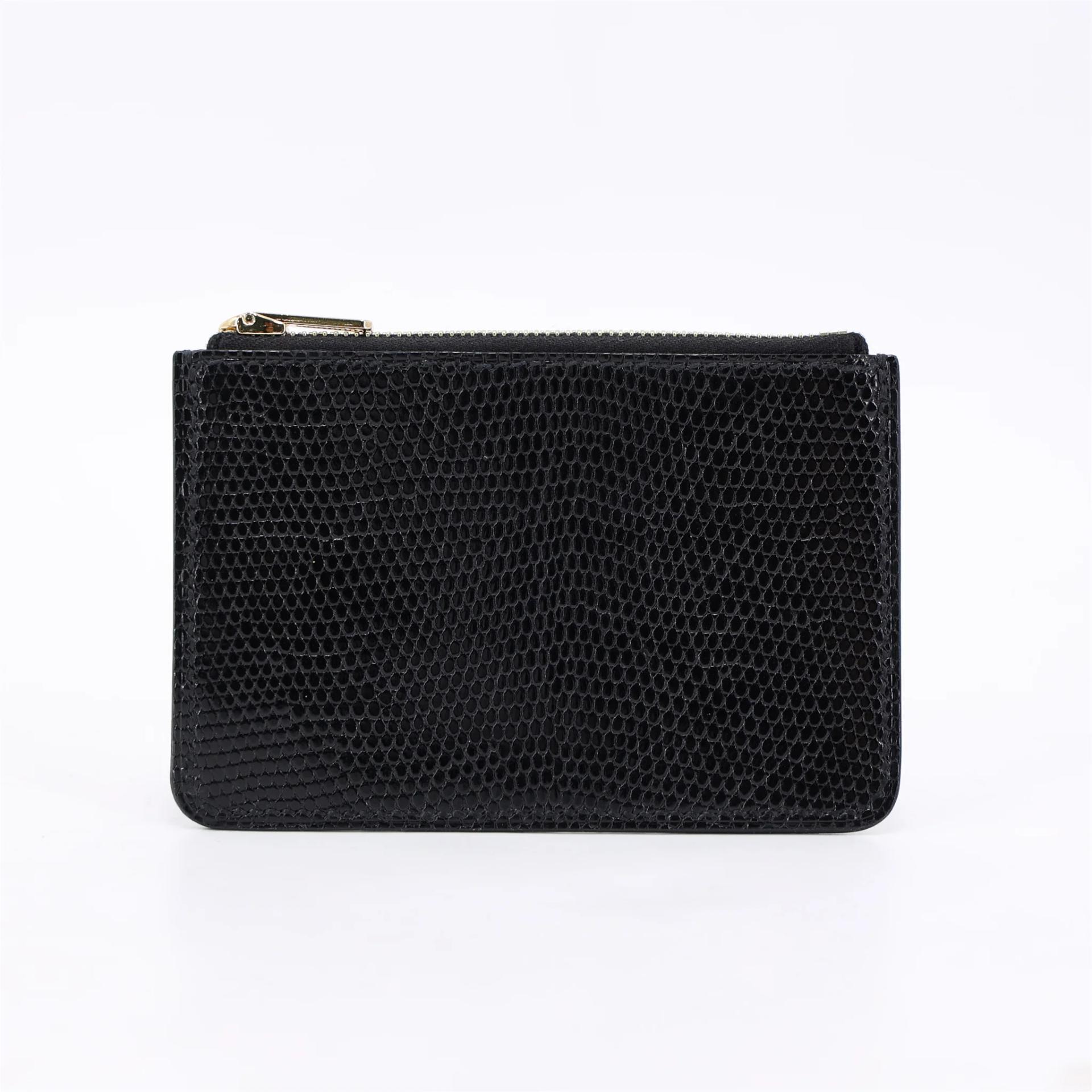 SA超美品 HERMÈS 愛馬仕 Constance Slim 錢包 89 黑色 Noir (Black) 蜥蜴皮 玫瑰金扣 U刻 2022年 - 15