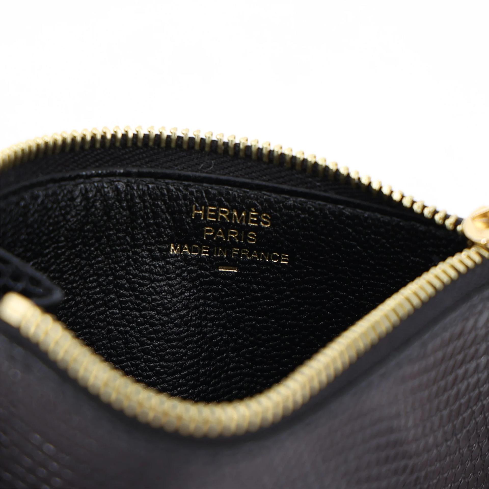 SA超美品 HERMÈS 愛馬仕 Constance Slim 錢包 89 黑色 Noir (Black) 蜥蜴皮 玫瑰金扣 U刻 2022年 - 18