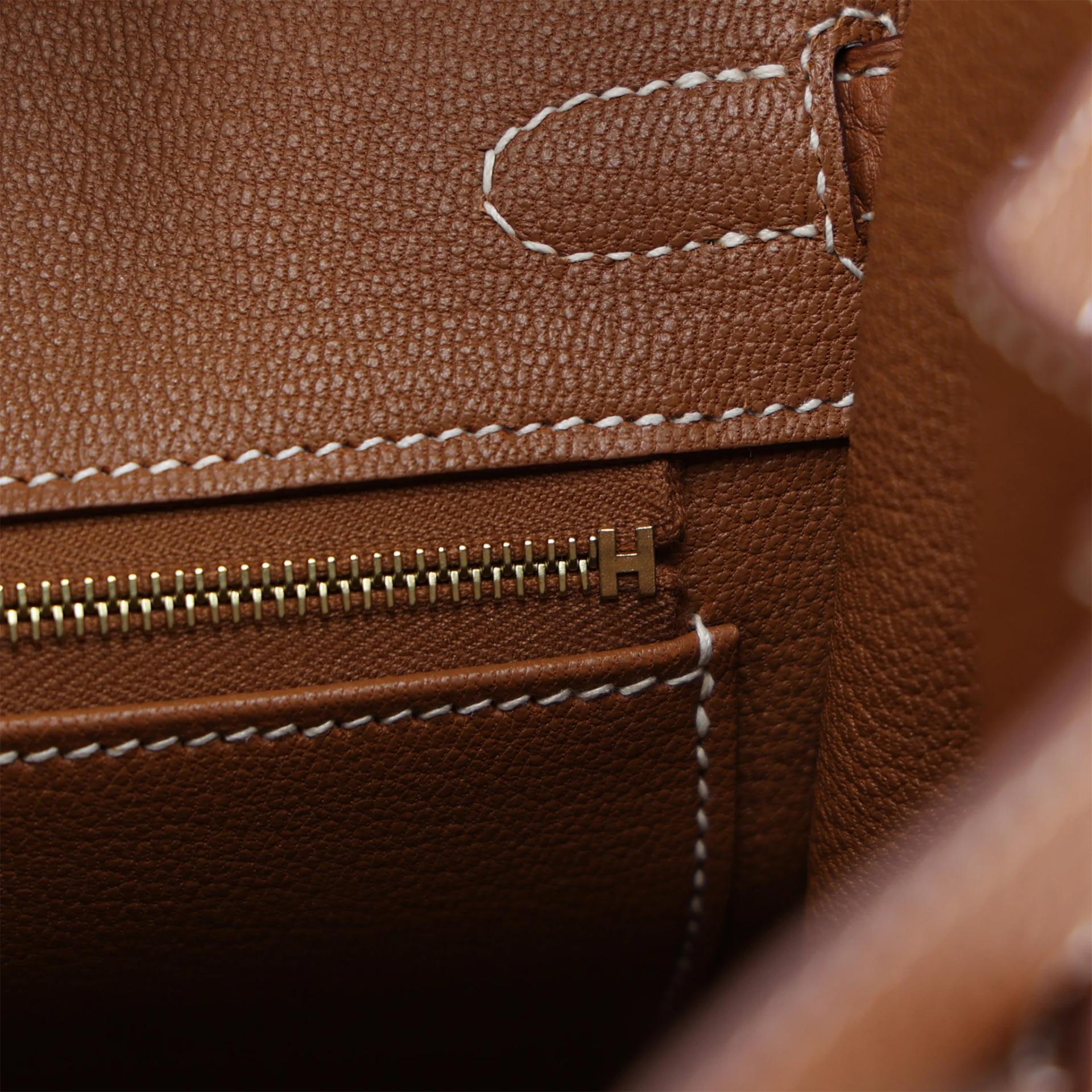 Brand New ( Rank N ) HERMÈS Birkin 25 Gold Togo Gold hardware B (2023) - 15