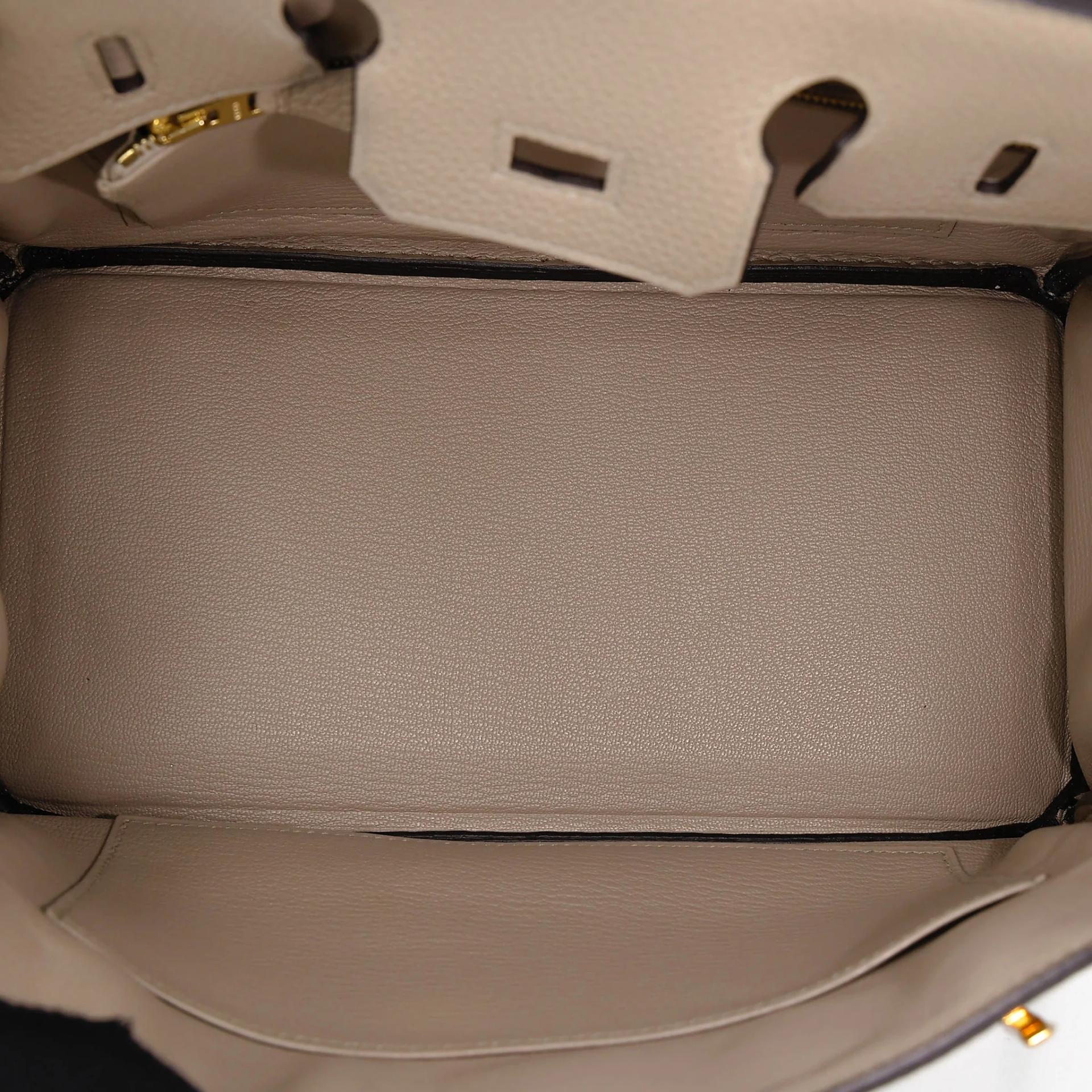 A美品 HERMÈS 愛馬仕 Birkin 25 81 斑鳩灰 Gris Tourterelle Togo小牛皮 玫瑰金扣 C刻 2018年 - 21