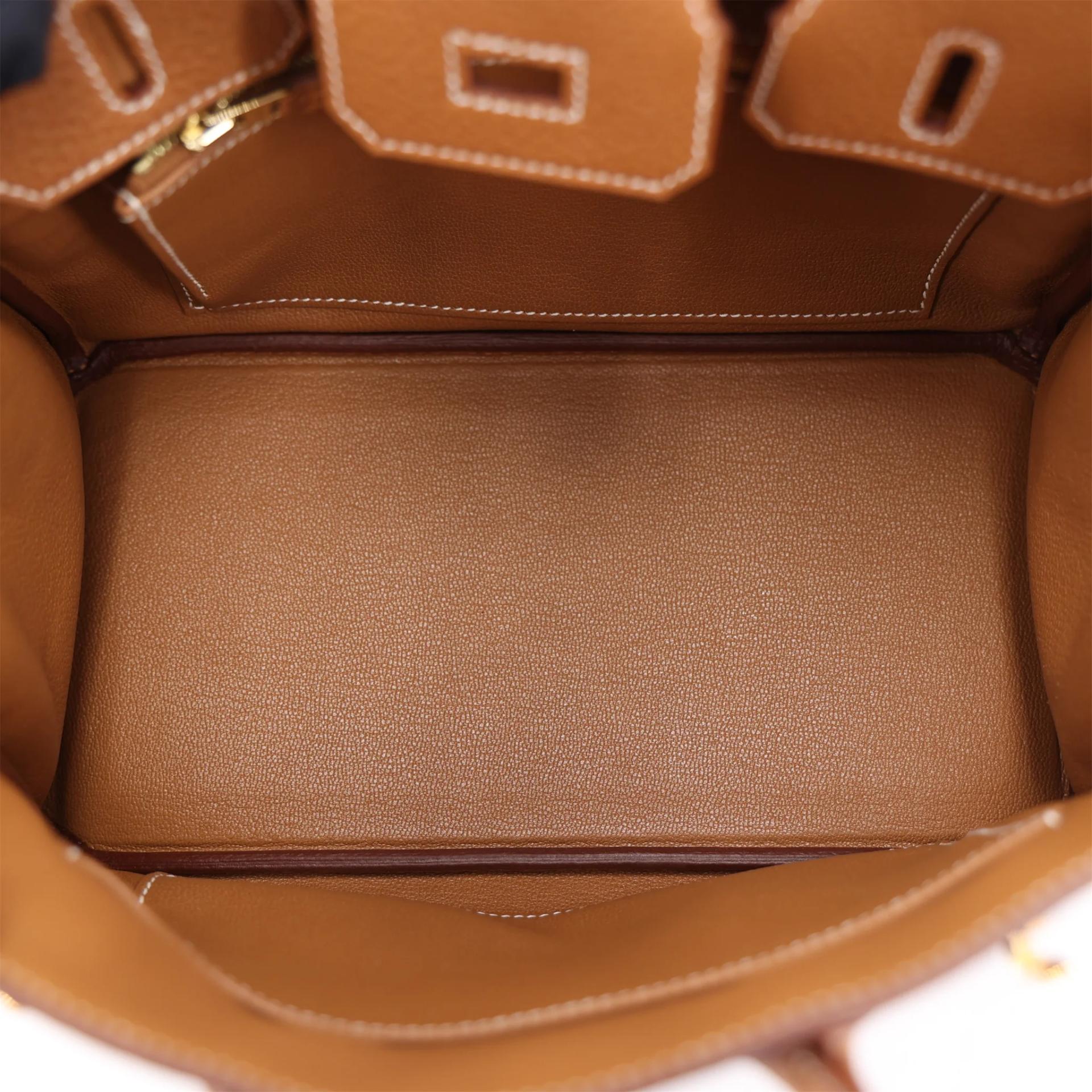 Brand New ( Rank N ) HERMÈS Birkin 25 Gold Togo Gold hardware B (2023) - 11